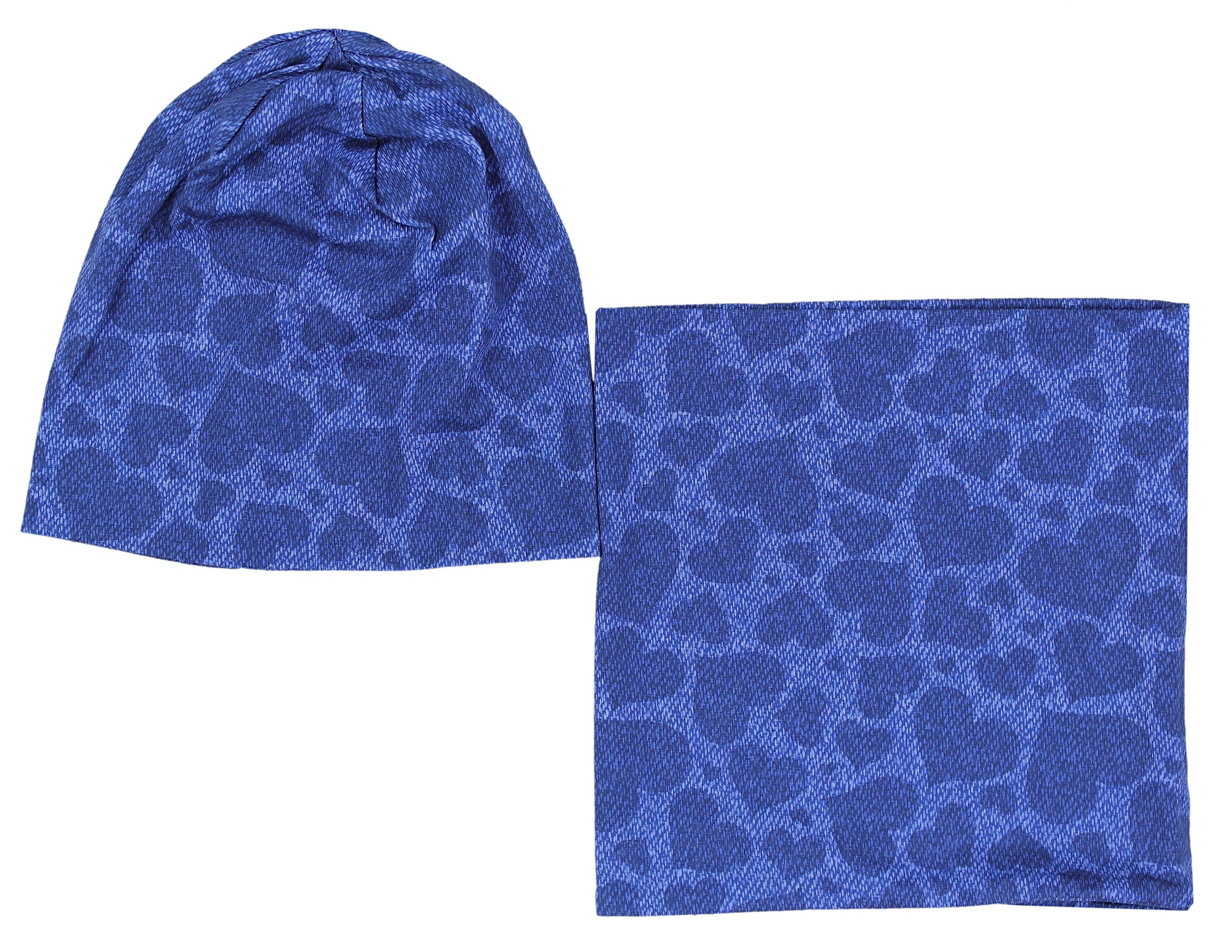TupTam Beanie »Mütze Unisex Kinder Beanie Mütze Schlauchschal Set«