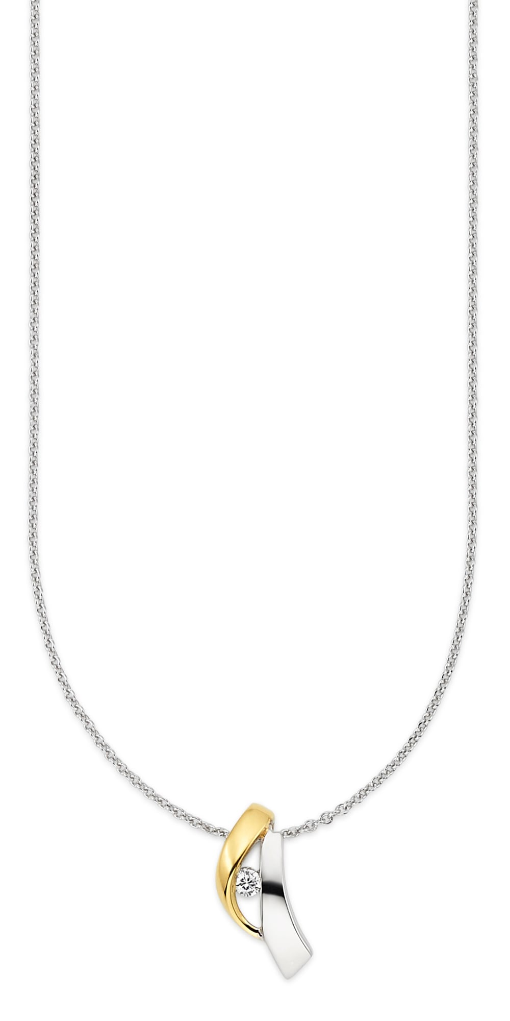 Bruno Banani Kette mit Anhänger »Schmuck Geschenk« mit Zirkonia (synth.)