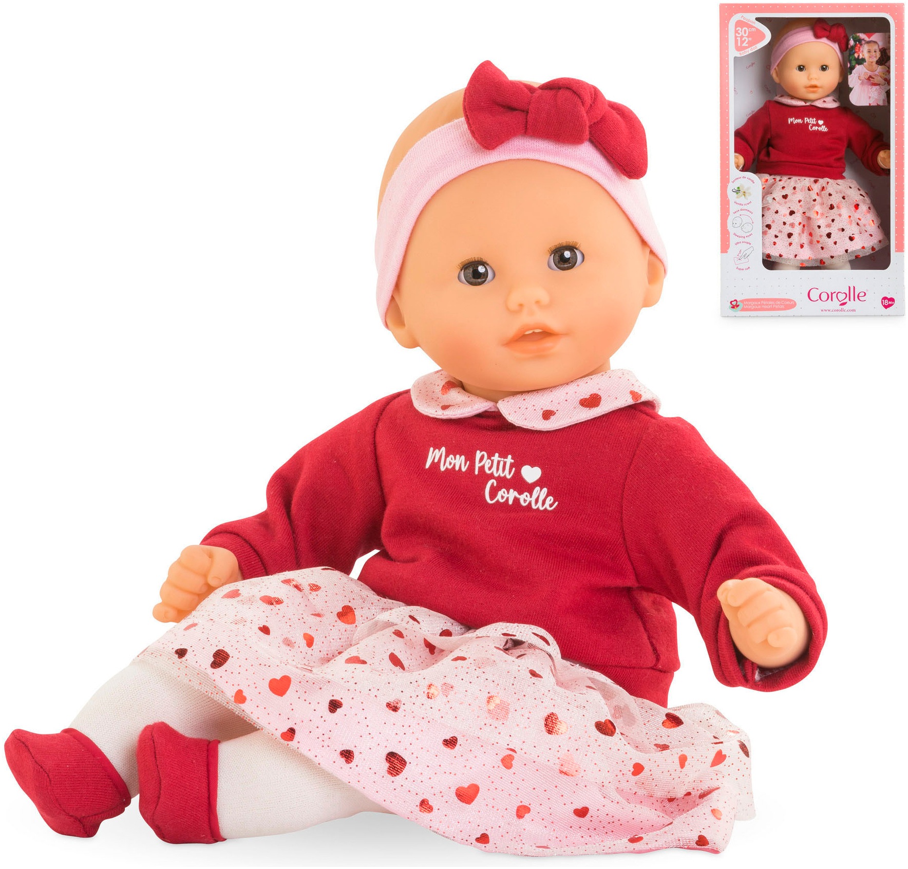 Corolle® Anziehpuppe »Corolle Mon Premier Poupon Calin Margaux Herzblatt«, mit Vanilleduft