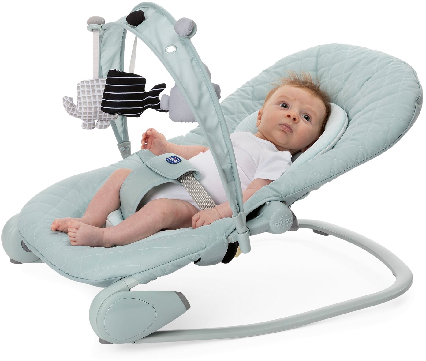 Chicco Babywippe »Hoopla, Antiguan Sky«, bis 18 kg, mit Spielbogen