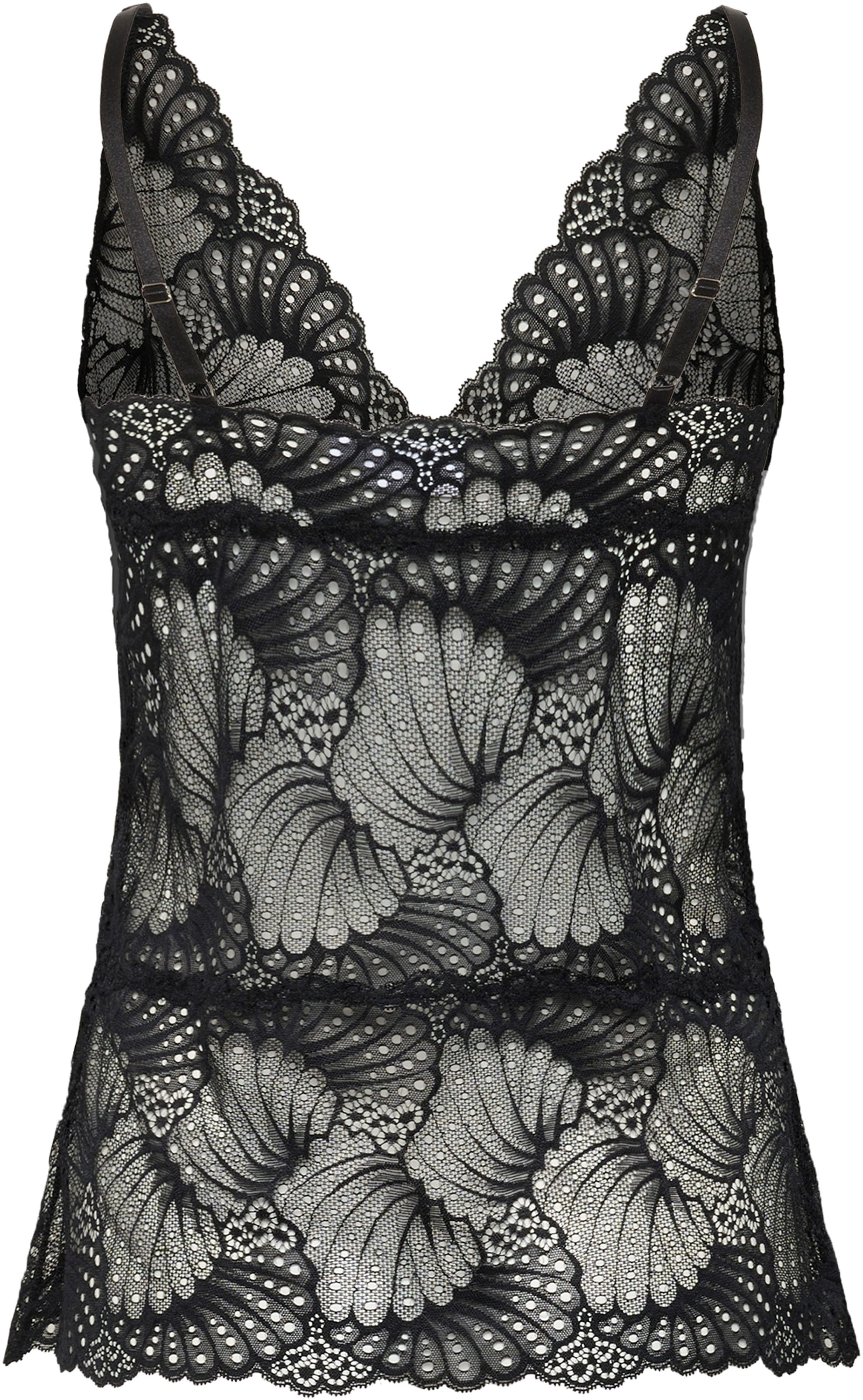 Saint Tropez Spitzentop »DaisySZ top«, transparent