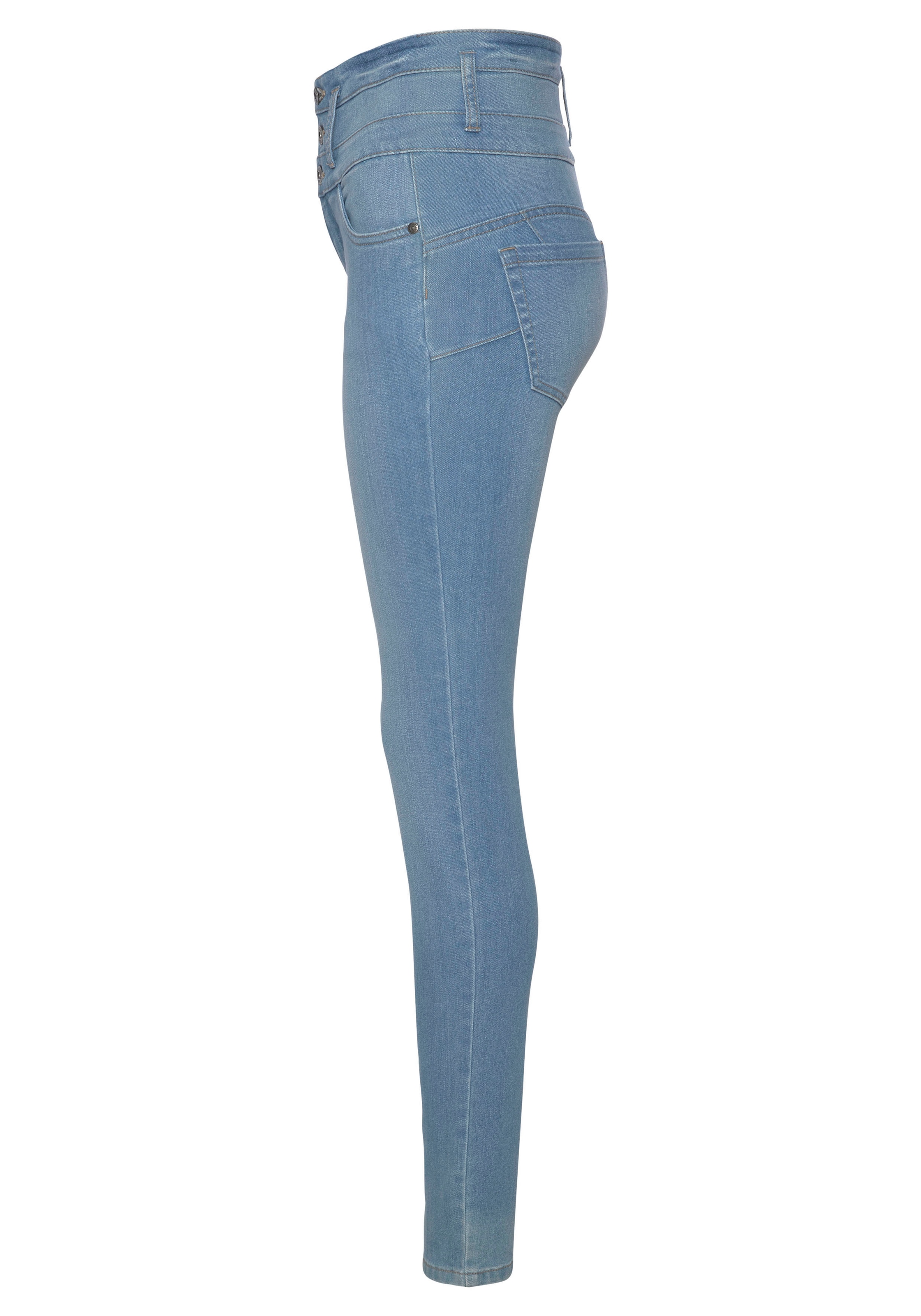 Arizona Slim-fit-Jeans »mit extra breitem Bund«, High Waist