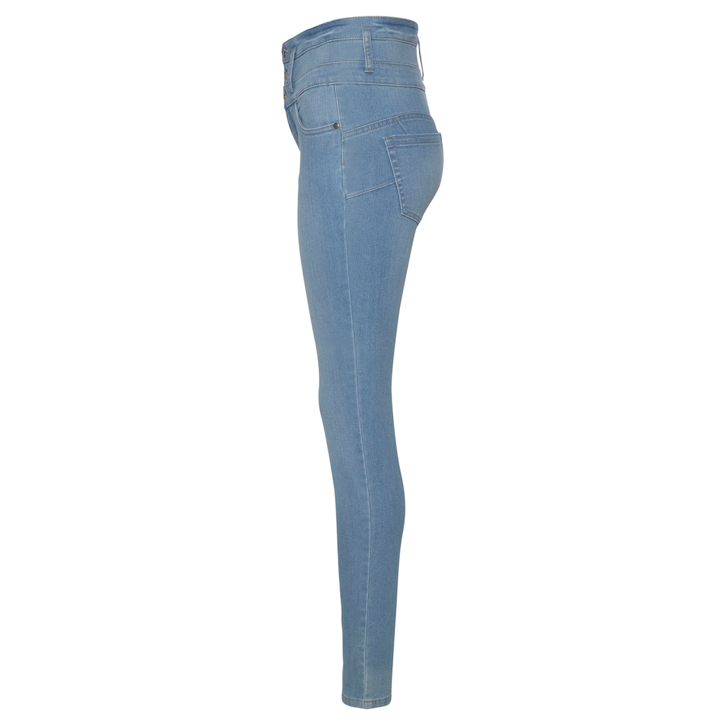 Arizona Slim-fit-Jeans »mit extra breitem Bund«, High Waist