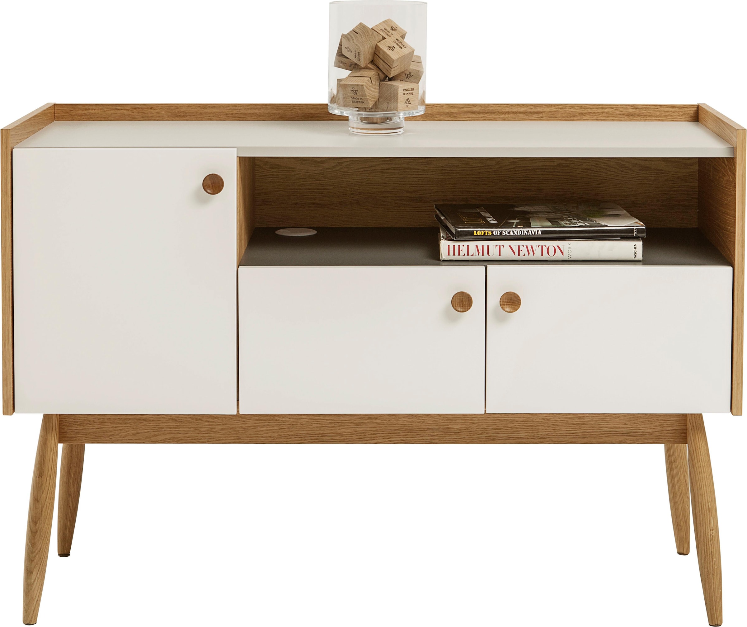 Woodman Sideboard, Kommode im angesagten skandinavischen Look, Breite 115 cm, FSC®