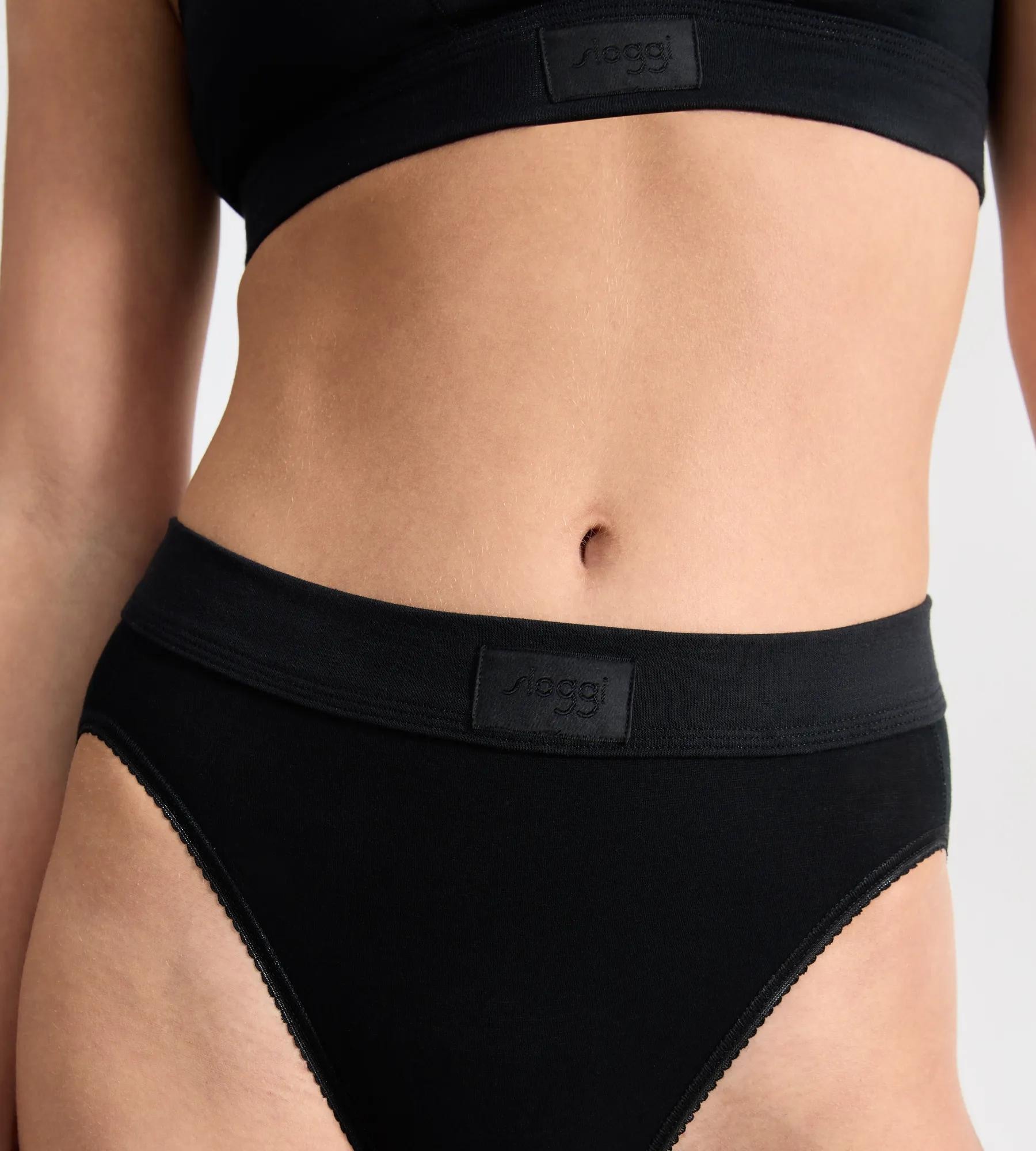 sloggi Tai-Slip »Double Comfort T« 2er Pack,  elastischer nahtloser Bund, hoher Beinausschnitt