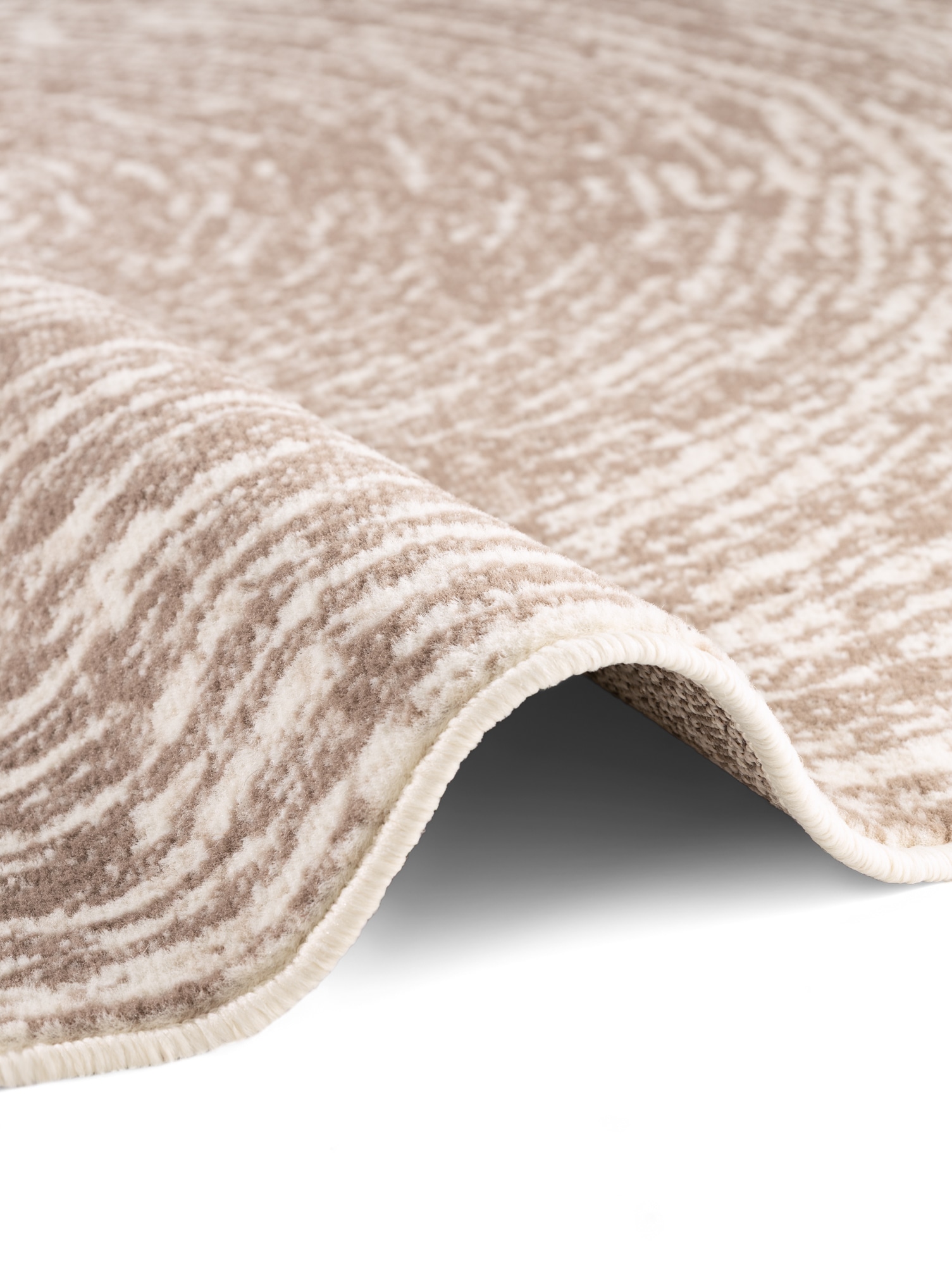 HANSE Home Teppich »Cavallo«, rund, 9 mm Höhe, Wohnzimmer, Schlafzimmer, Flur, Kurzflor, meliert, Vintage, weich