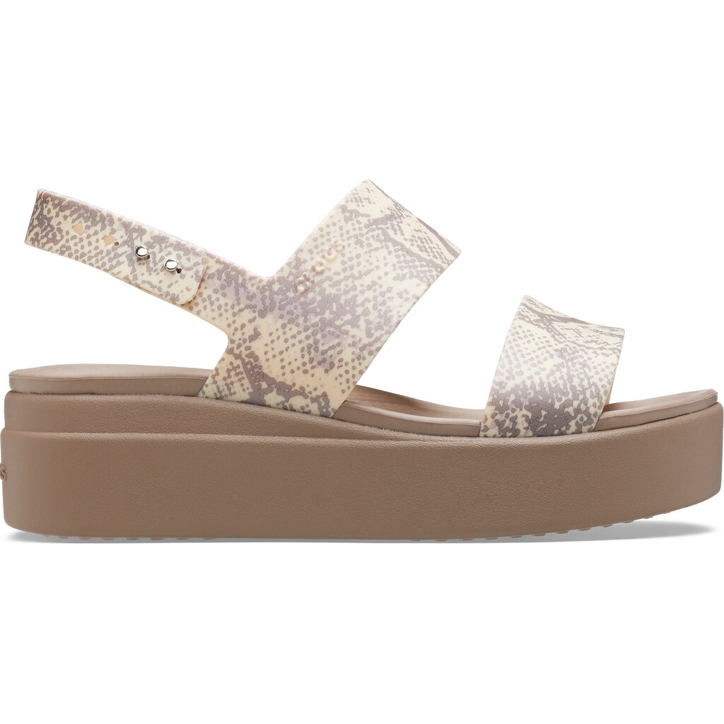 Crocs Keilsandalette »Brooklyn Snake Low Wedge«