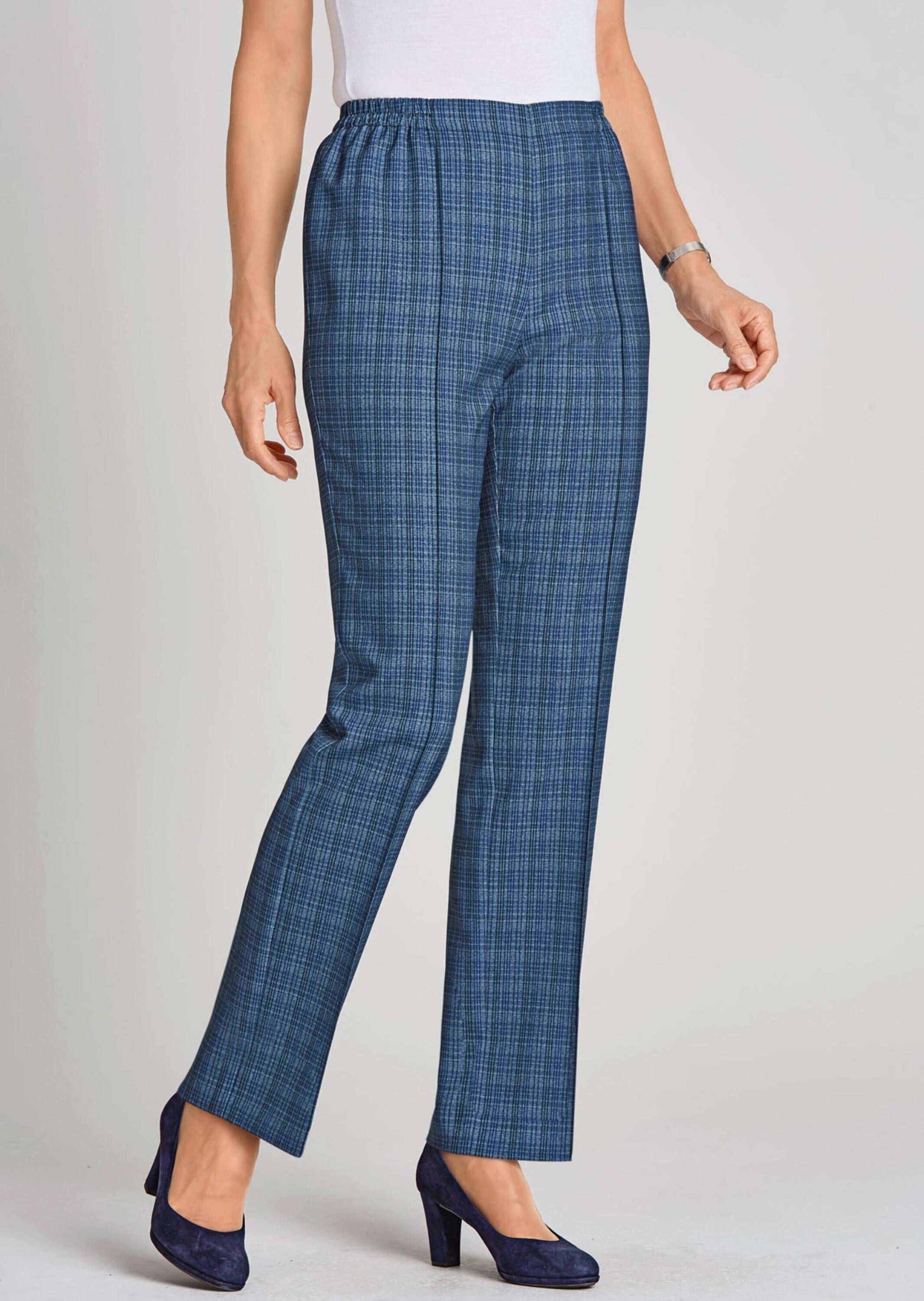 GOLDNER Schlupfhose »Re-fresh Karoschlupfhose«