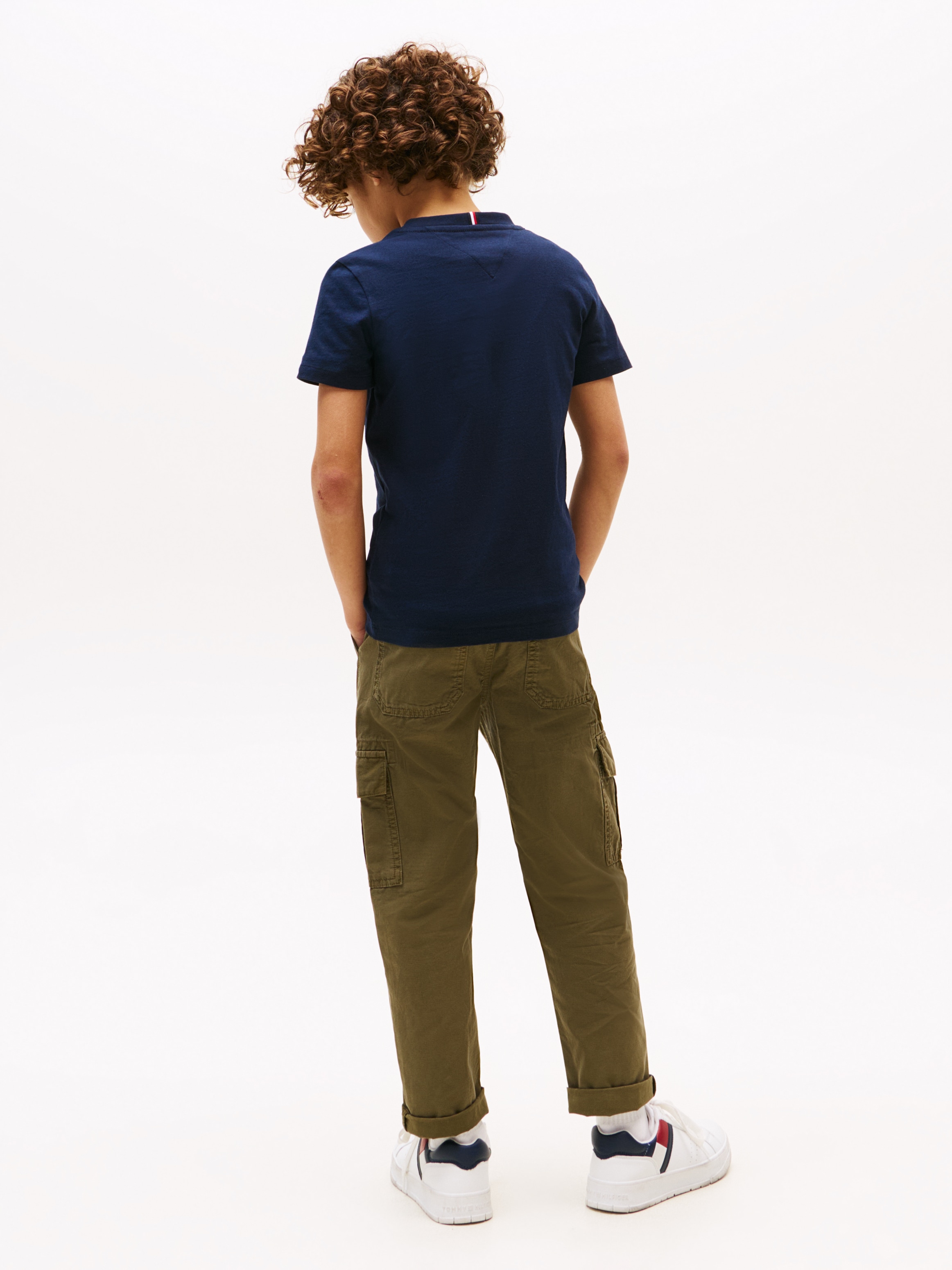 Tommy Hilfiger T-Shirt »TEXTURED GRAPHIC PRINT TEE SS«, für Kinder bis 16 Jahre