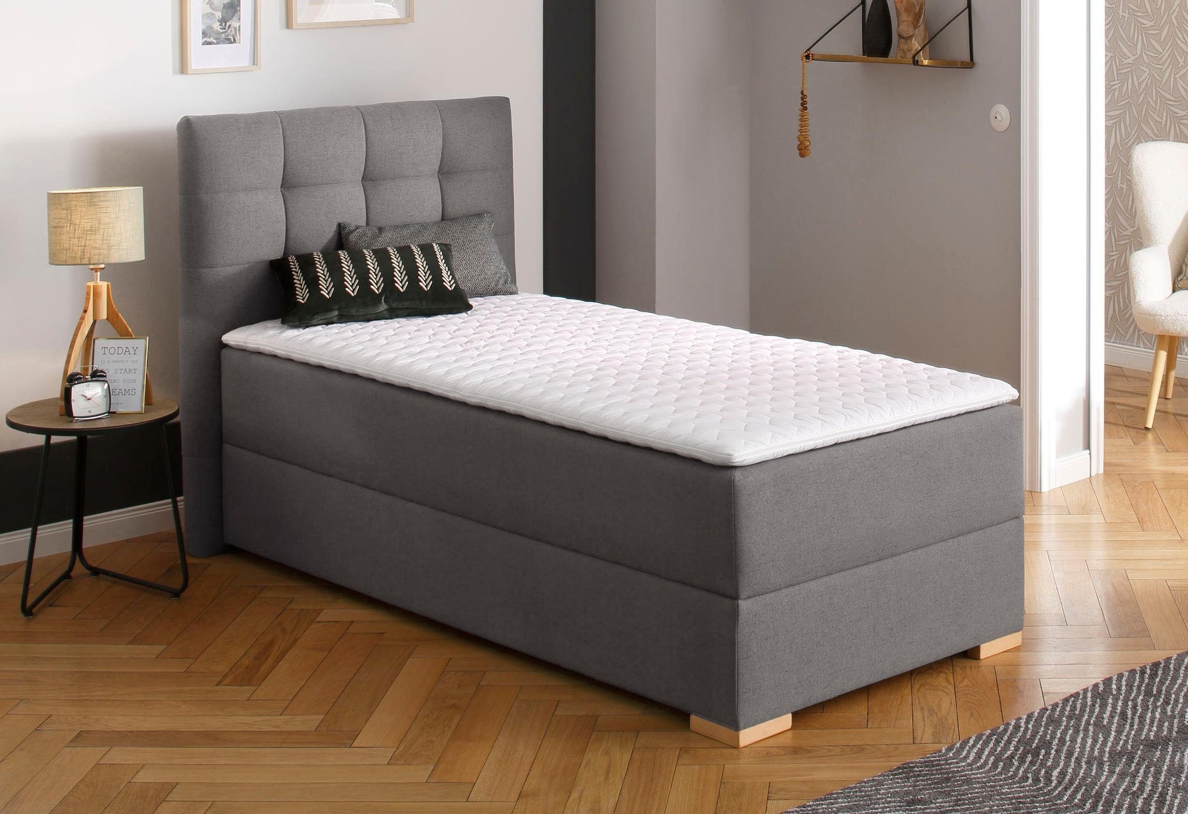 Home affaire Boxbett »Olivet«, in 4 Farben, 4 Breiten, 2 Matratzenarten, auch in Überlänge 220 cm