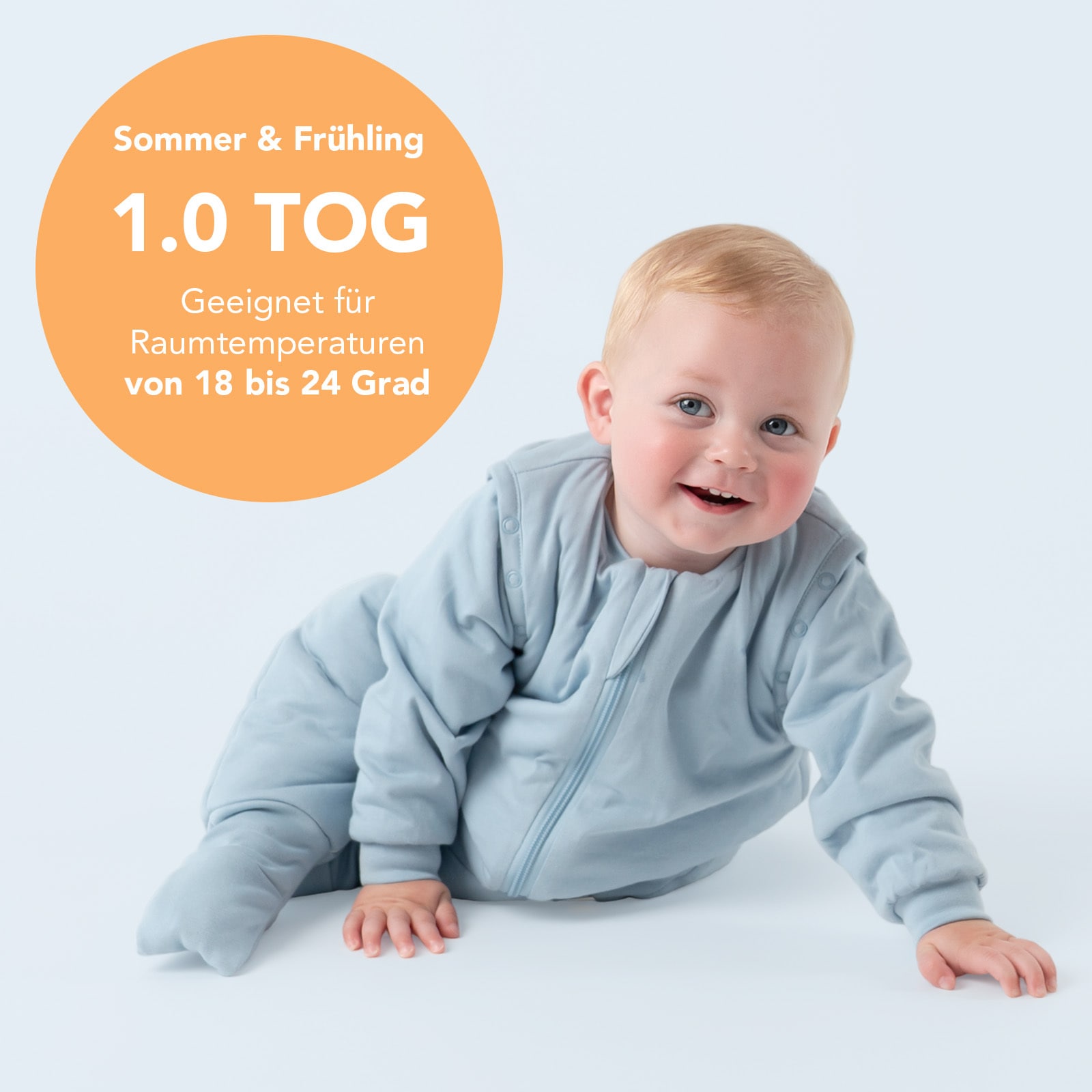 Schlummersack Babyschlafsack »Schlafsack mit Füßen 1.0 Tog«