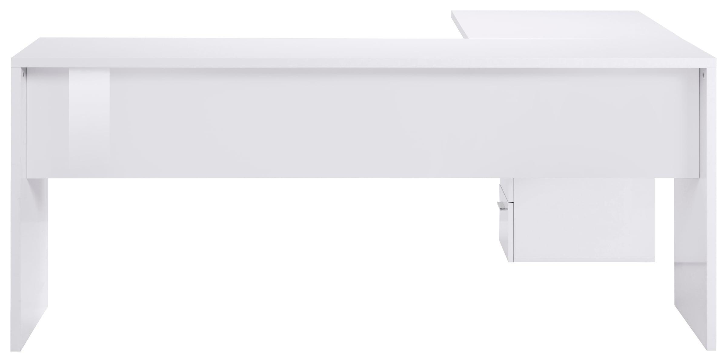 INOSIGN Eckschreibtisch »New Selina«, Schreibtisch mit 3 Schubkästen, Maße 180/100x60x75 cm, Made in Italy
