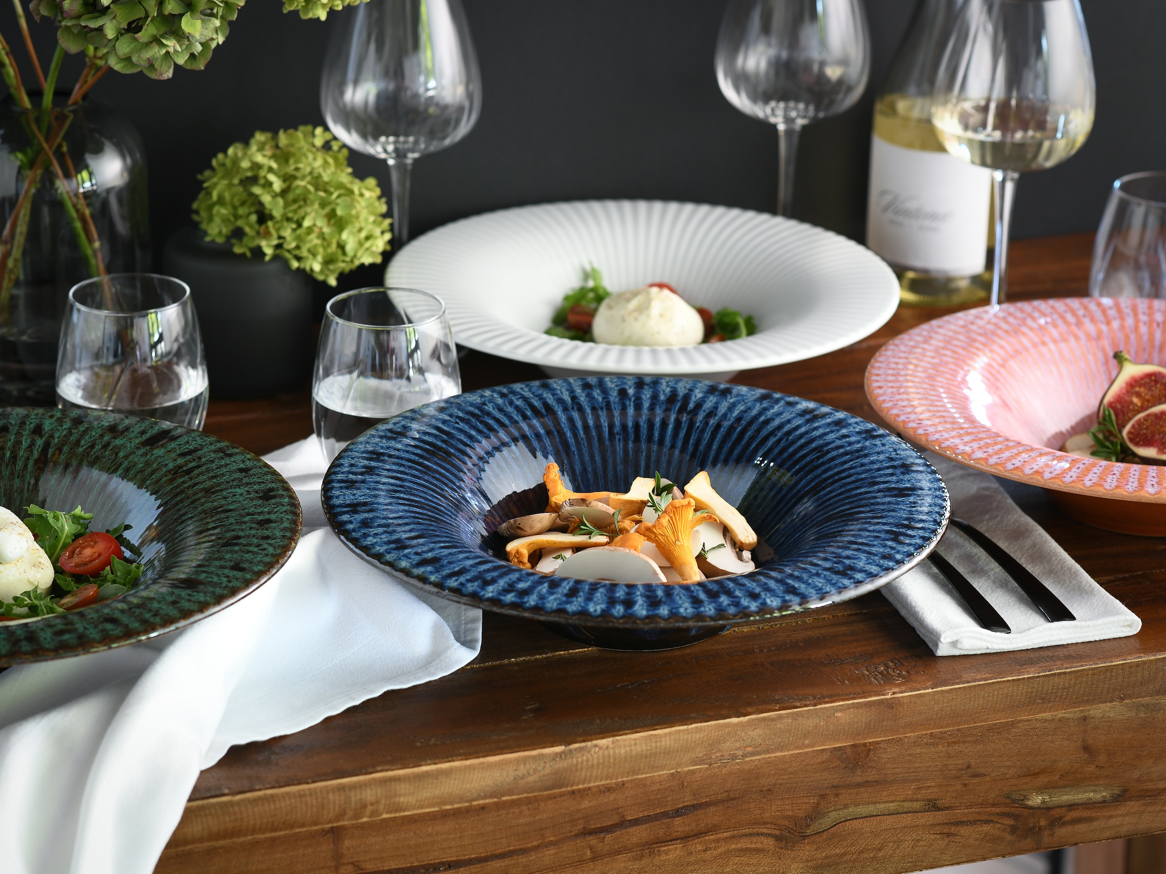 CreaTable Speiseteller »Allegra,Teller 30,5 cm, 4-tlg.« Teller Set, Vielseitig einsetzbar, Klassische Coupeform