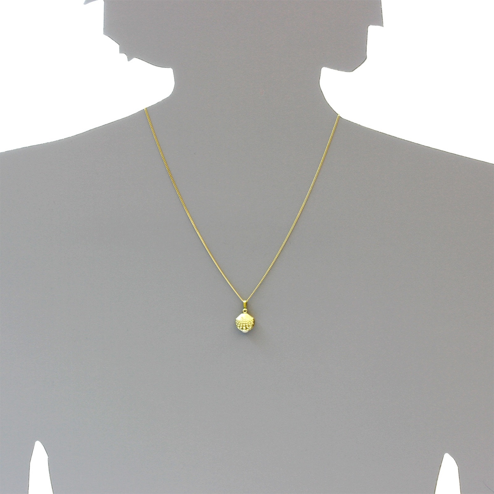 OSTSEE-SCHMUCK Kette und Anhänger Set »- Muschel - Gold 333/000 - ,« ()