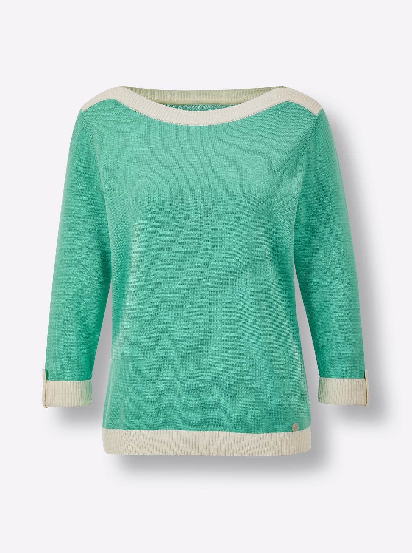 CREATION L PREMIUM 3/4 Arm-Pullover »Seiden-Baumwoll-Pullover«