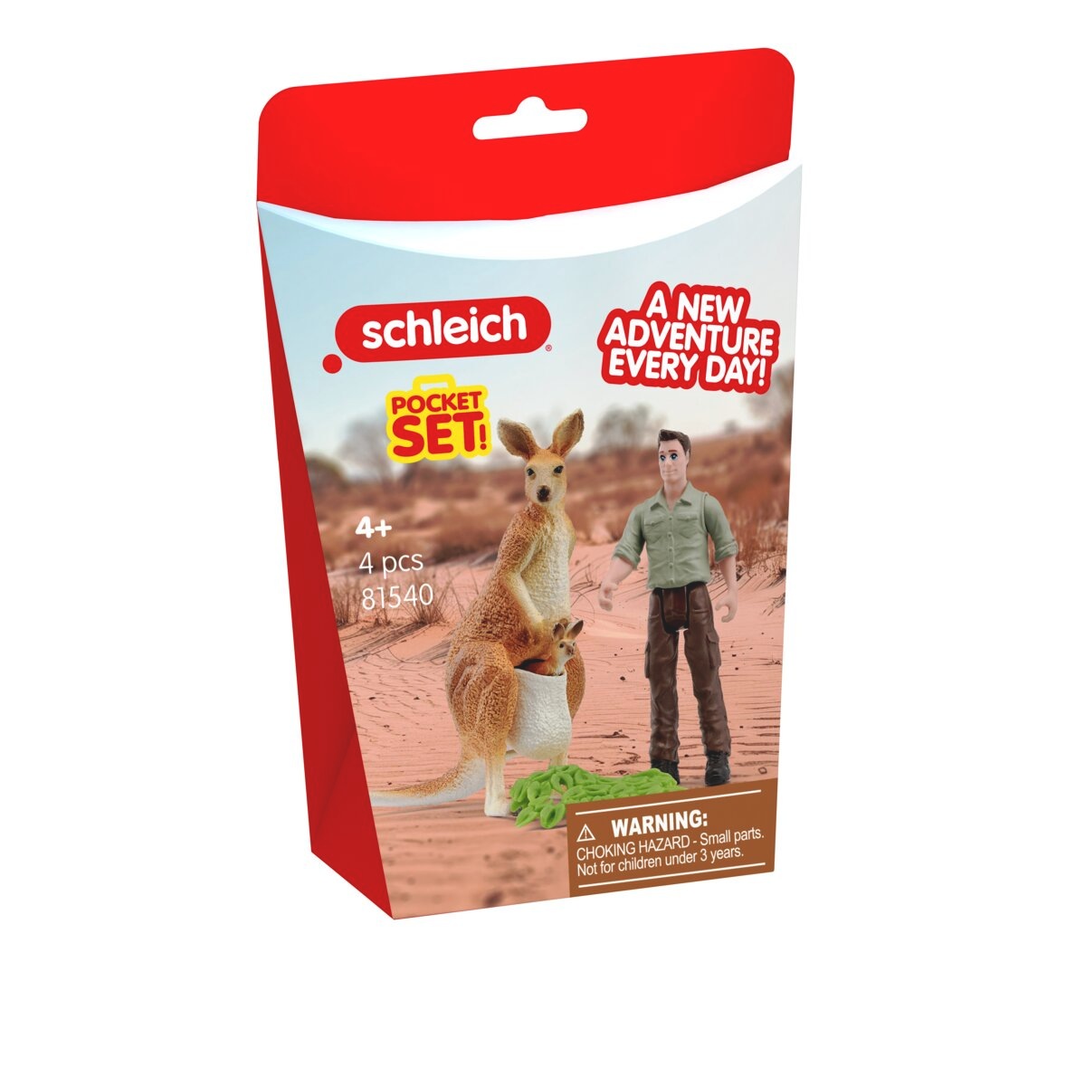 Schleich® Spielwelt »POCKET SET, Känguru-Tour mit dem Ranger (81540)«
