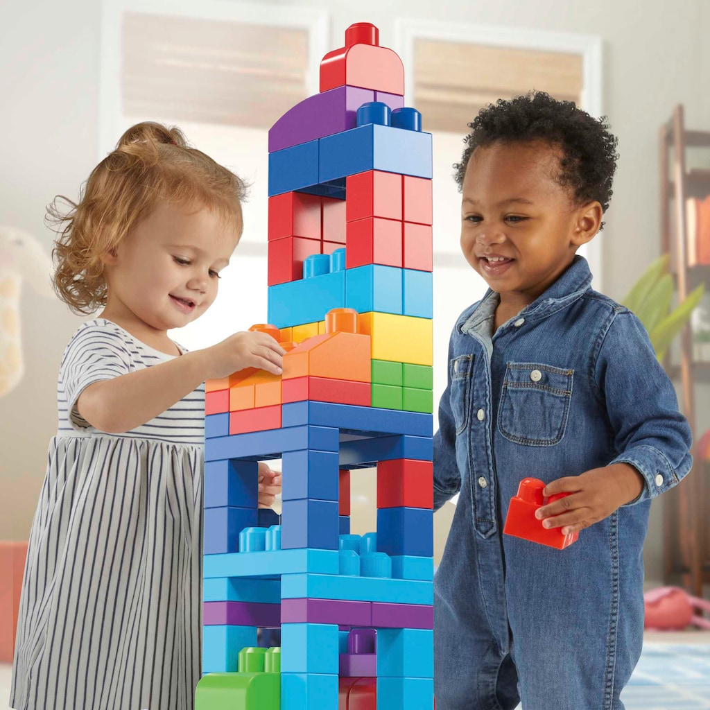 MEGA BLOKS Konstruktionsspielsteine »First Builders Large«, (80 St.)