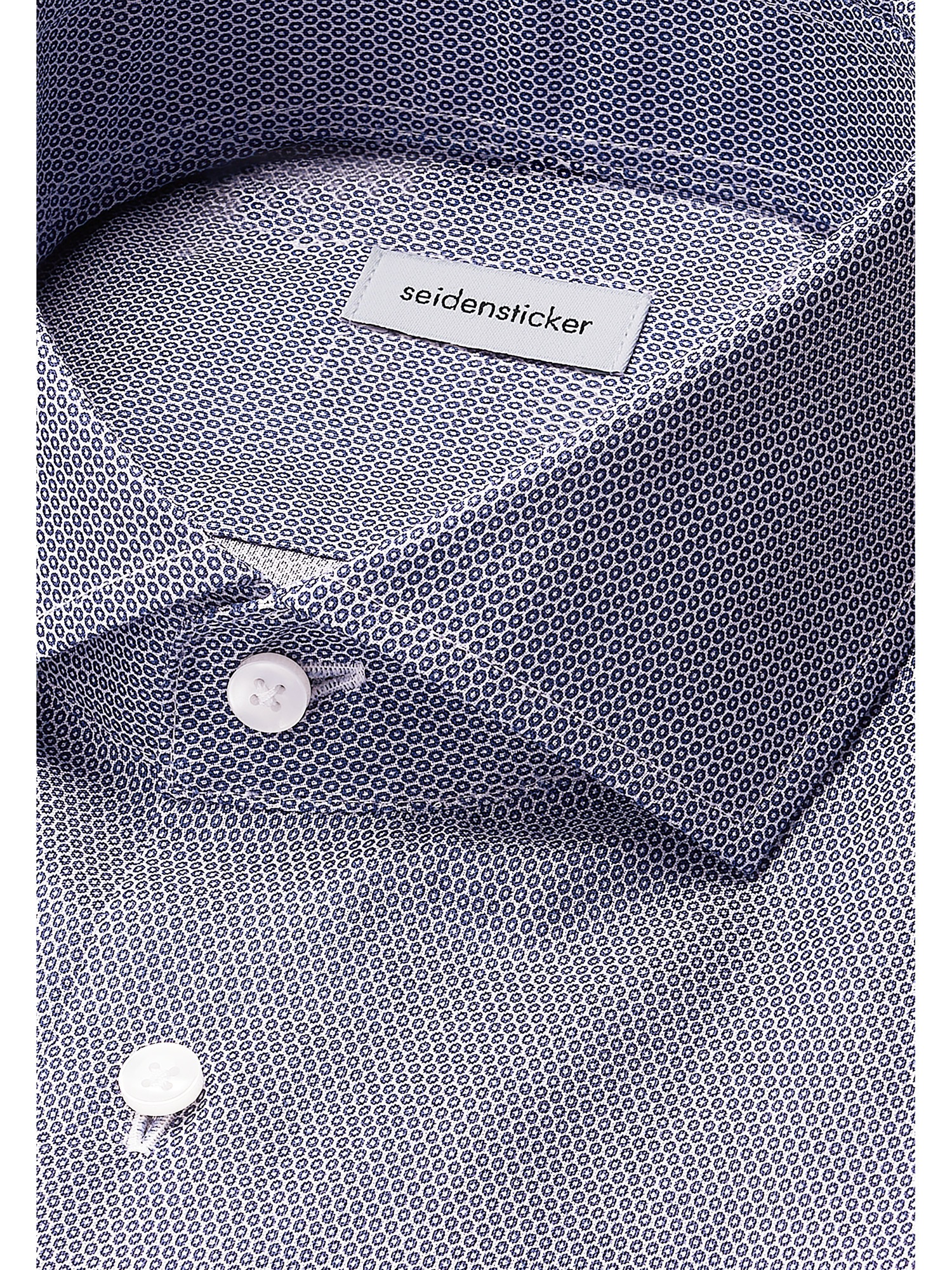seidensticker Businesshemd »Schwarze Rose«, Slim 1/1 Kentkragen Druck