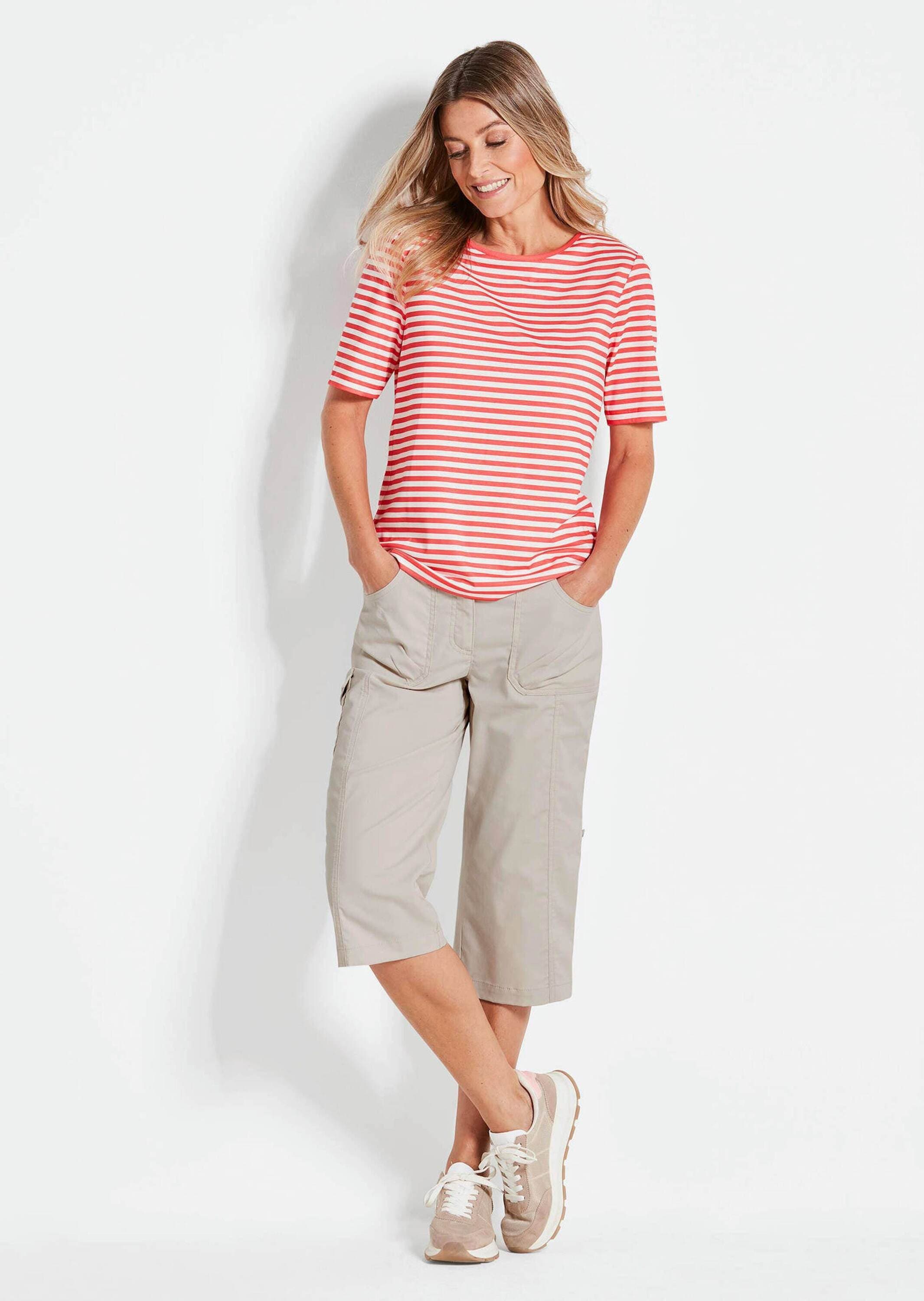 GOLDNER 7/8-Hose »Krempelbare Capri-Hose mit Funktion«