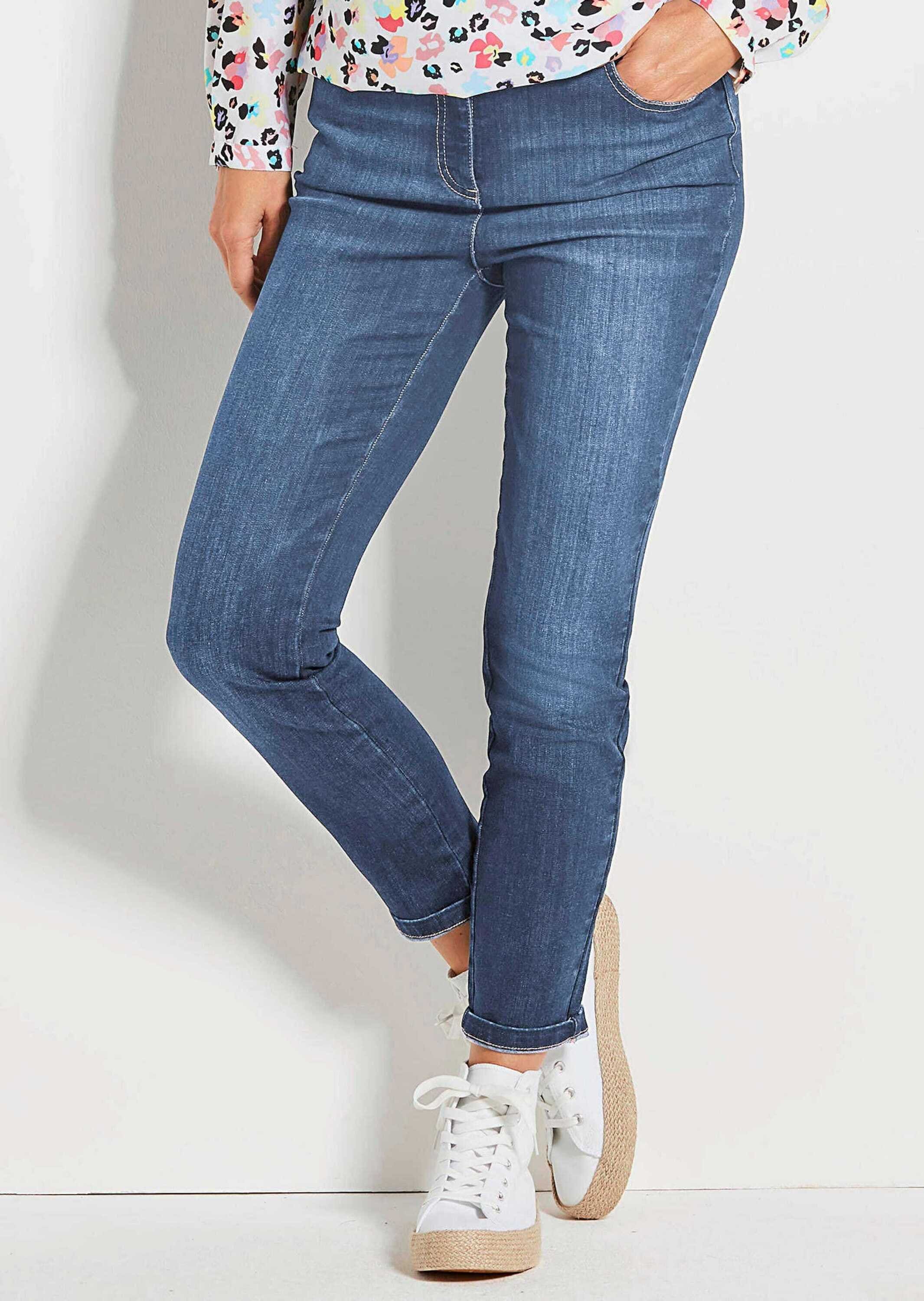 GOLDNER 7/8-Hose »Slim Fit Jeans BELLA  mit Dehnbund«