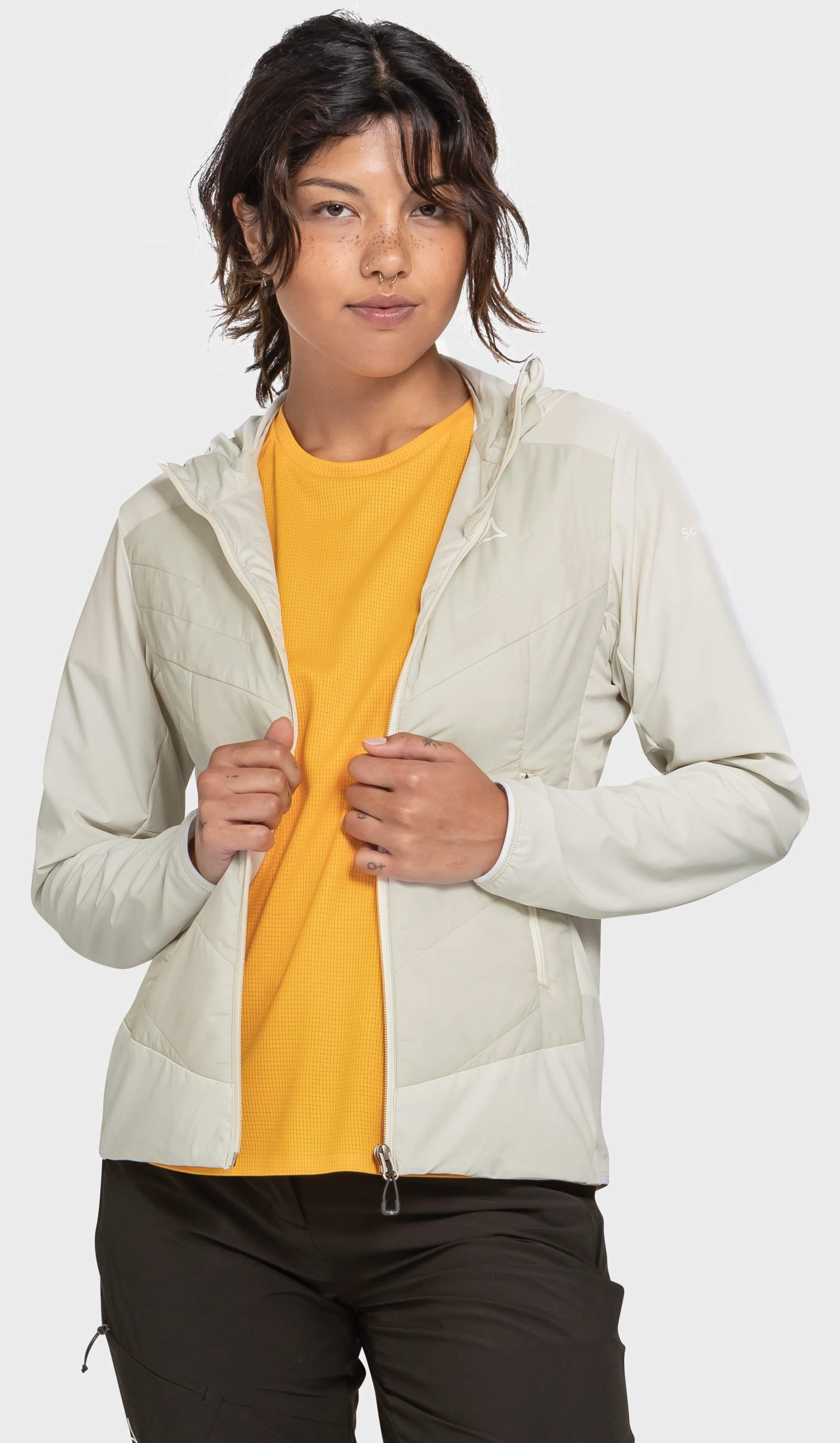 Schöffel Funktionsjacke »Hybrid Jk Style Blaueis WMS« mit Kapuze