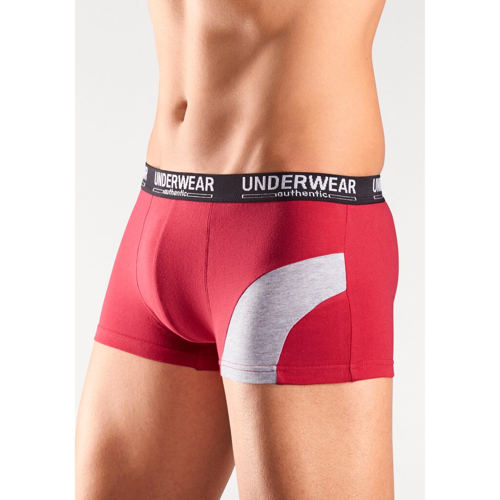 AUTHENTIC UNDERWEAR Boxershorts, (Packung, 4 St.)