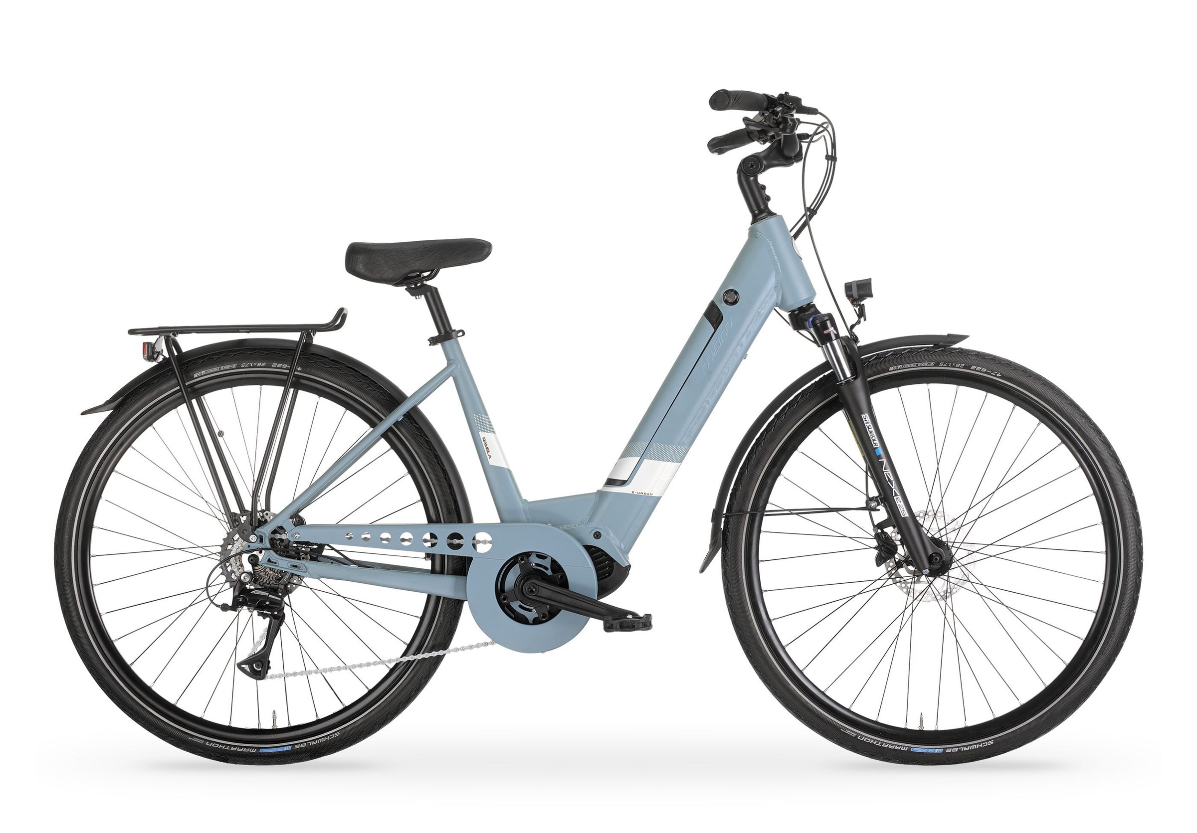 E-Bike »Elektro-Citybike 28 Zoll RAMBLA SPORT Lady, blau«, Shimano