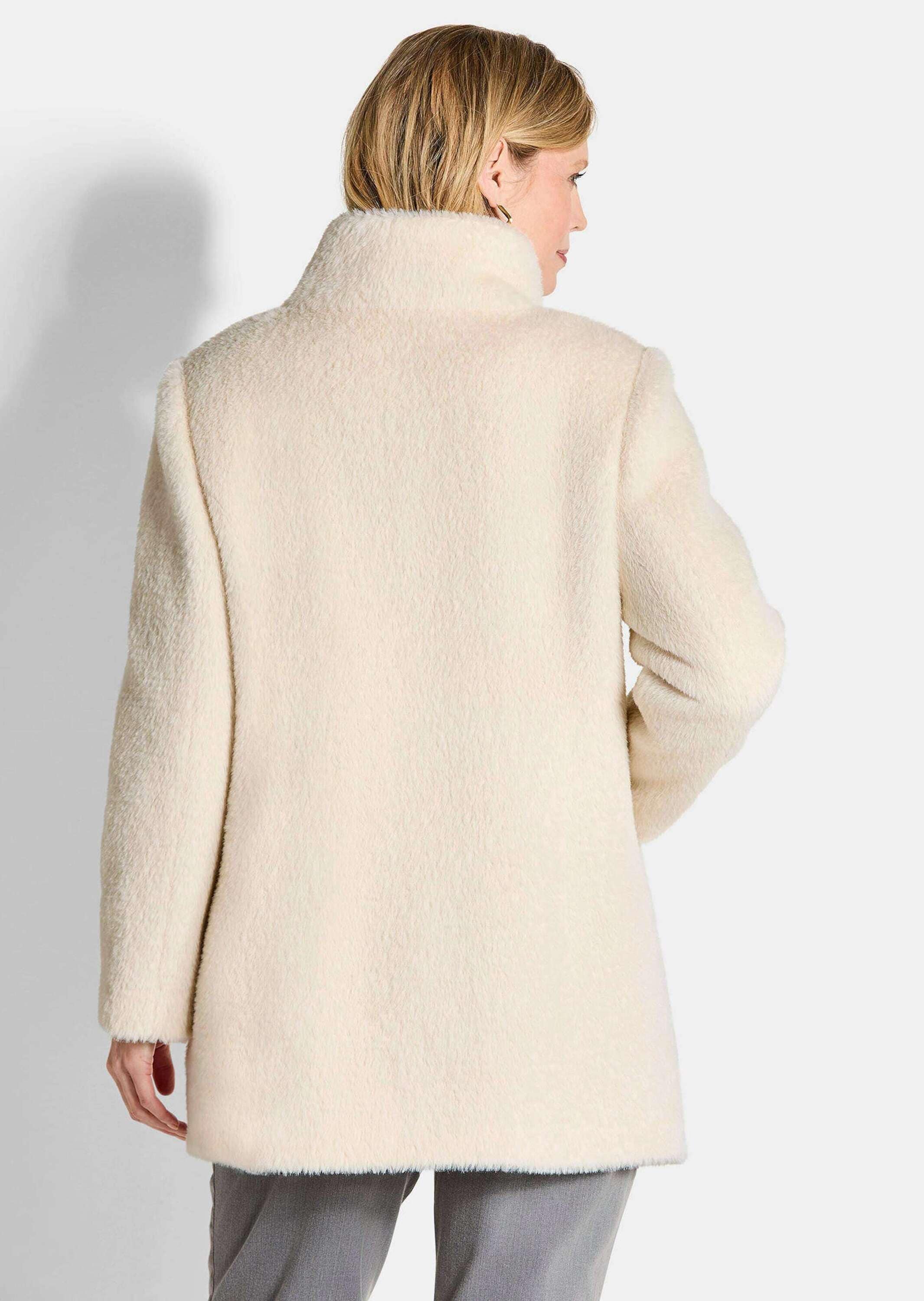 GOLDNER Kurzjacke »Jacke mit Stehkragen aus Federgarn«