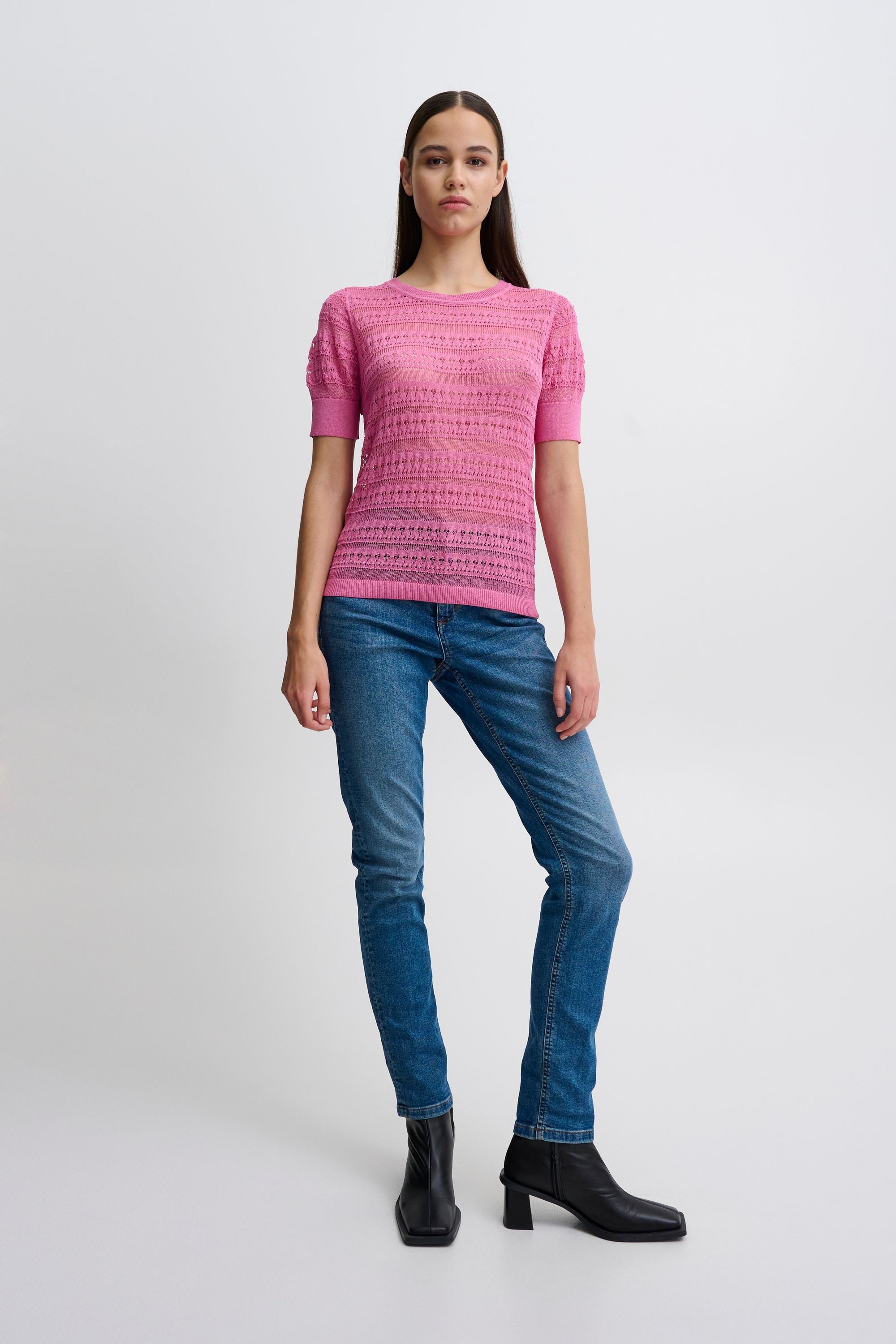 Ichi Strickfleece-Pullover »Strickpullover IHMarinda«
