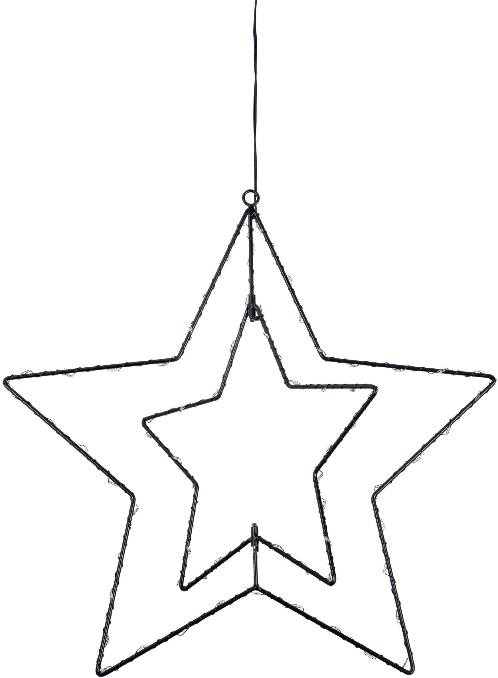 näve Dekolicht »3D Stern« LED-Modul Warmweiß Weihnachtsdeko aussen