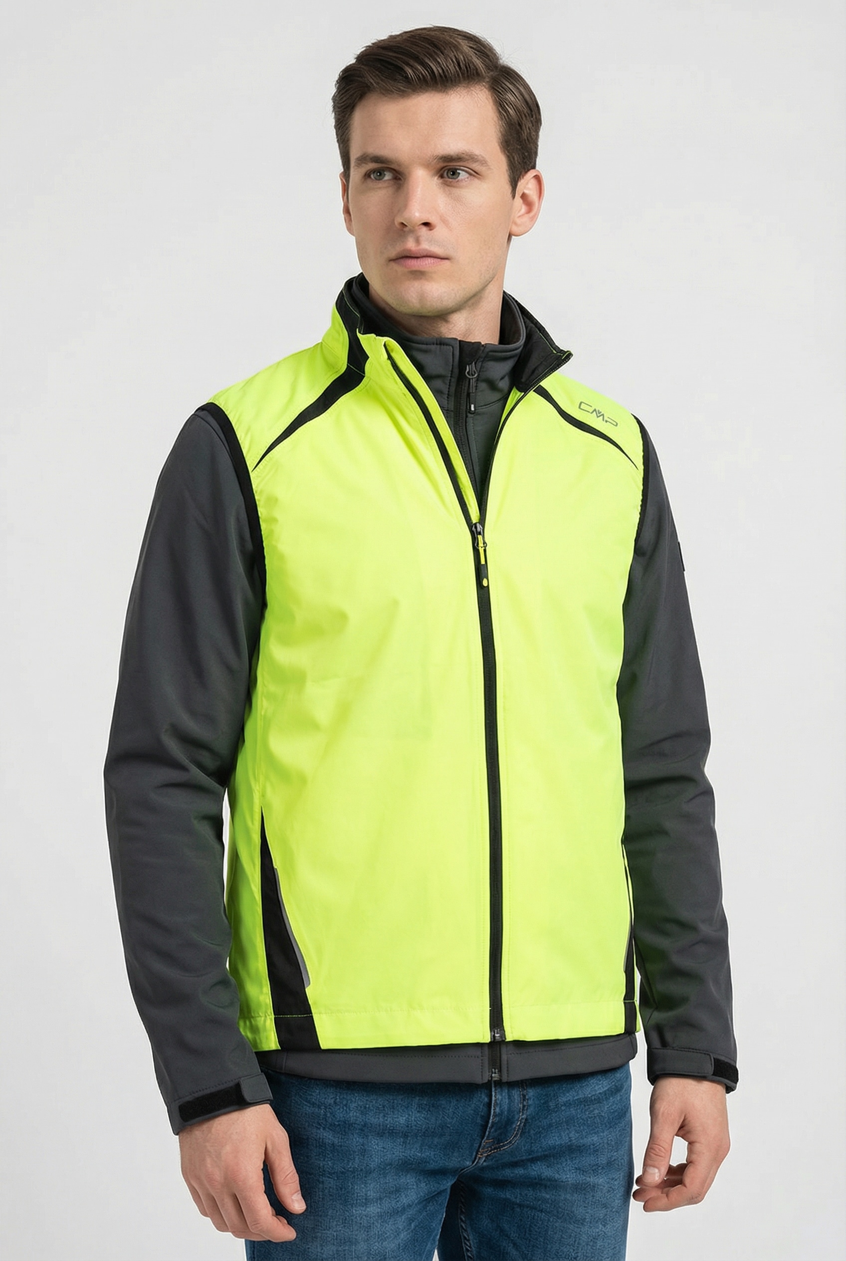 CMP Funktionsweste mit Gummizug in Taille und Ärmeln, für Radsport, für den Übergang