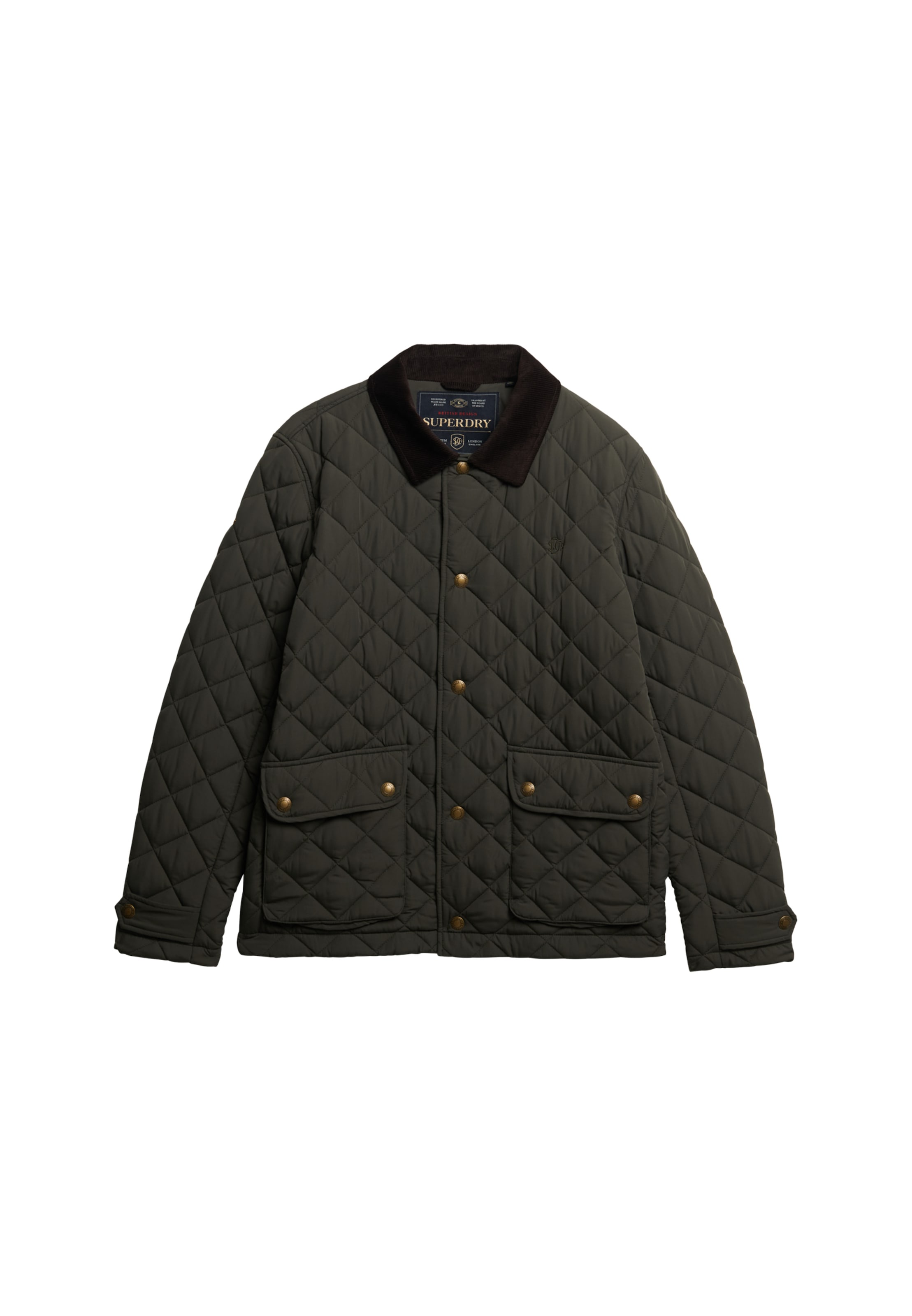 Superdry Steppjacke »QUILTED ESTATE COACH JACKET« Kunstfaser, regular fit