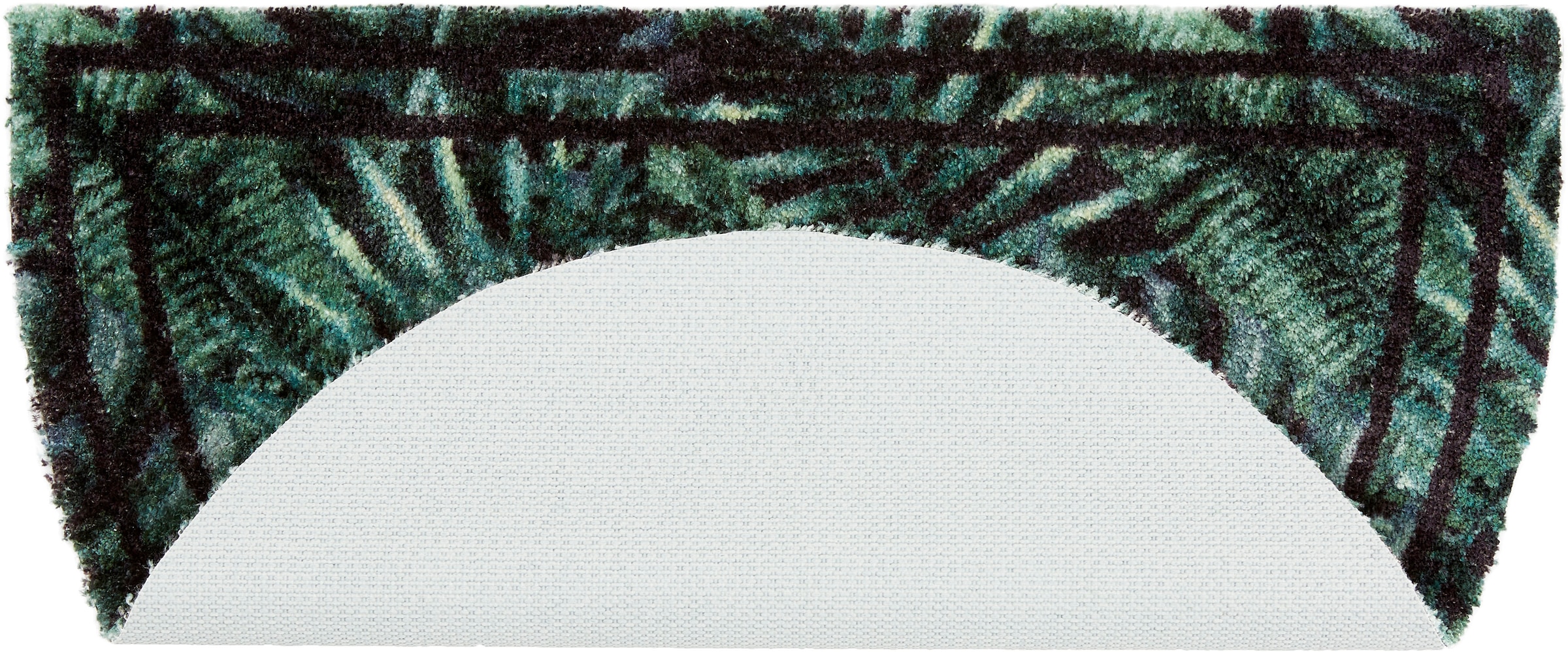 ASTRA Fußmatte »Pure&Soft 014«, halbrund, 7 mm Höhe, Sauberlaufmatte, weiche Oberfläche, waschbar, rutschfest