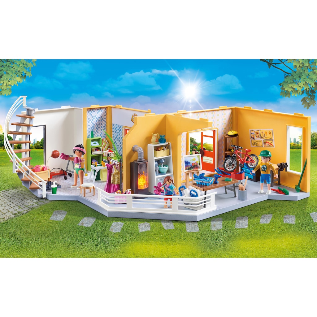 Playmobil® Konstruktions-Spielset »Etagenerweiterung Wohnhaus (70986), City Life«, (258 St.)