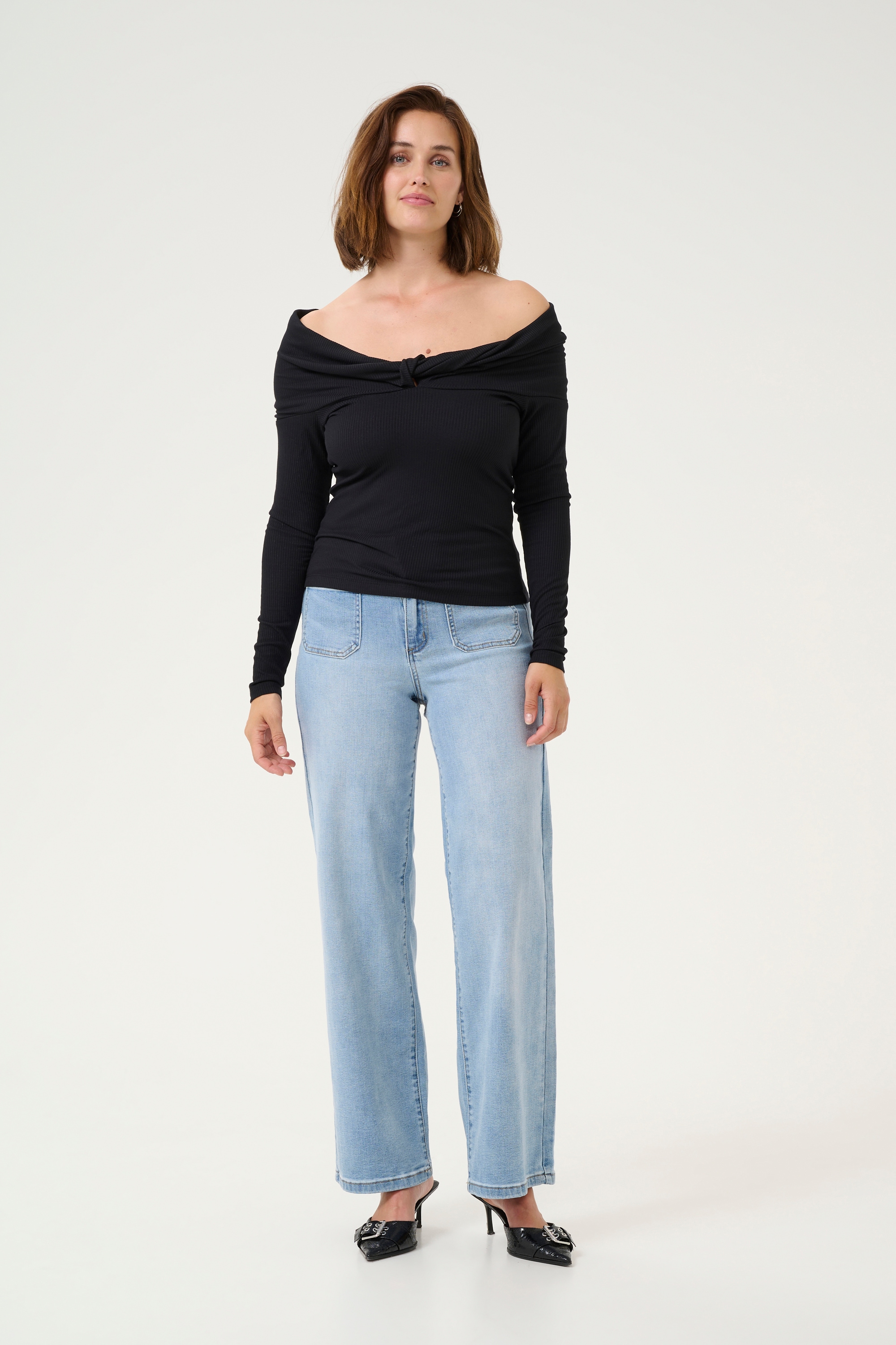 KAFFE Longtop »T-Shirt KAkayla«