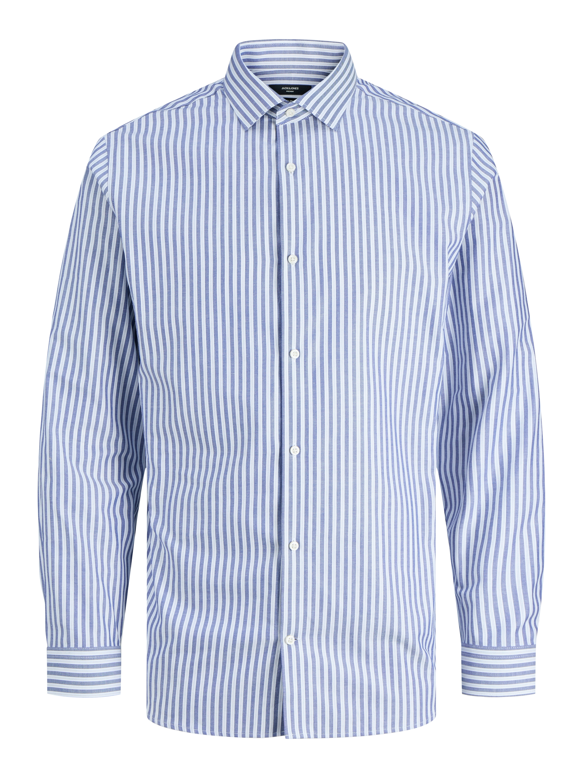 Jack & Jones Langarmhemd »JPRBLAPARKER Slim Fit Hemd, atmungsaktiv, ideal für den Alltag«, unifarben, modisch, slim fit, Baumwolle, Hemdkragen