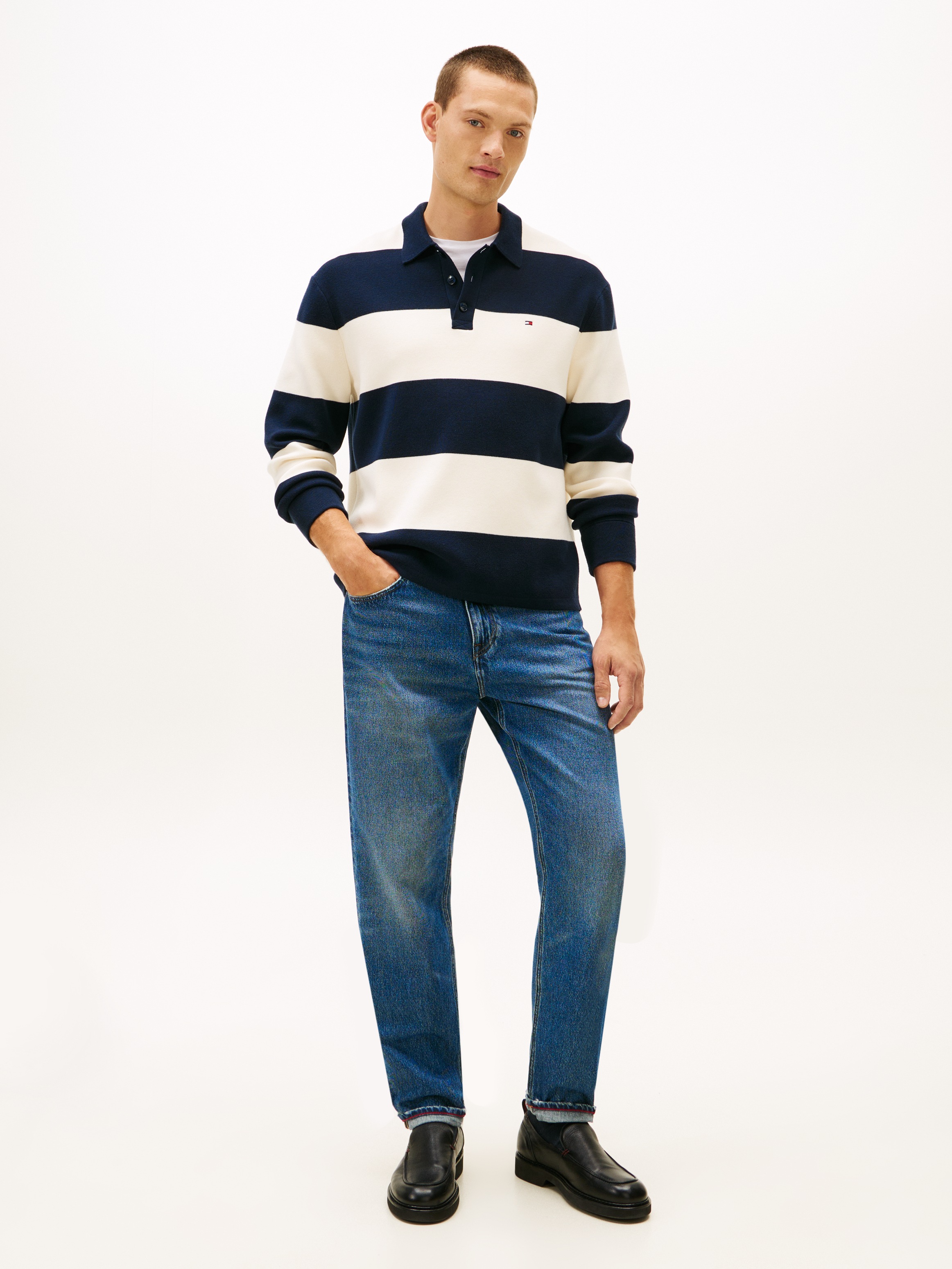 Tommy Hilfiger Tapered-fit-Jeans »HARLEM« mit Fade-Effekten