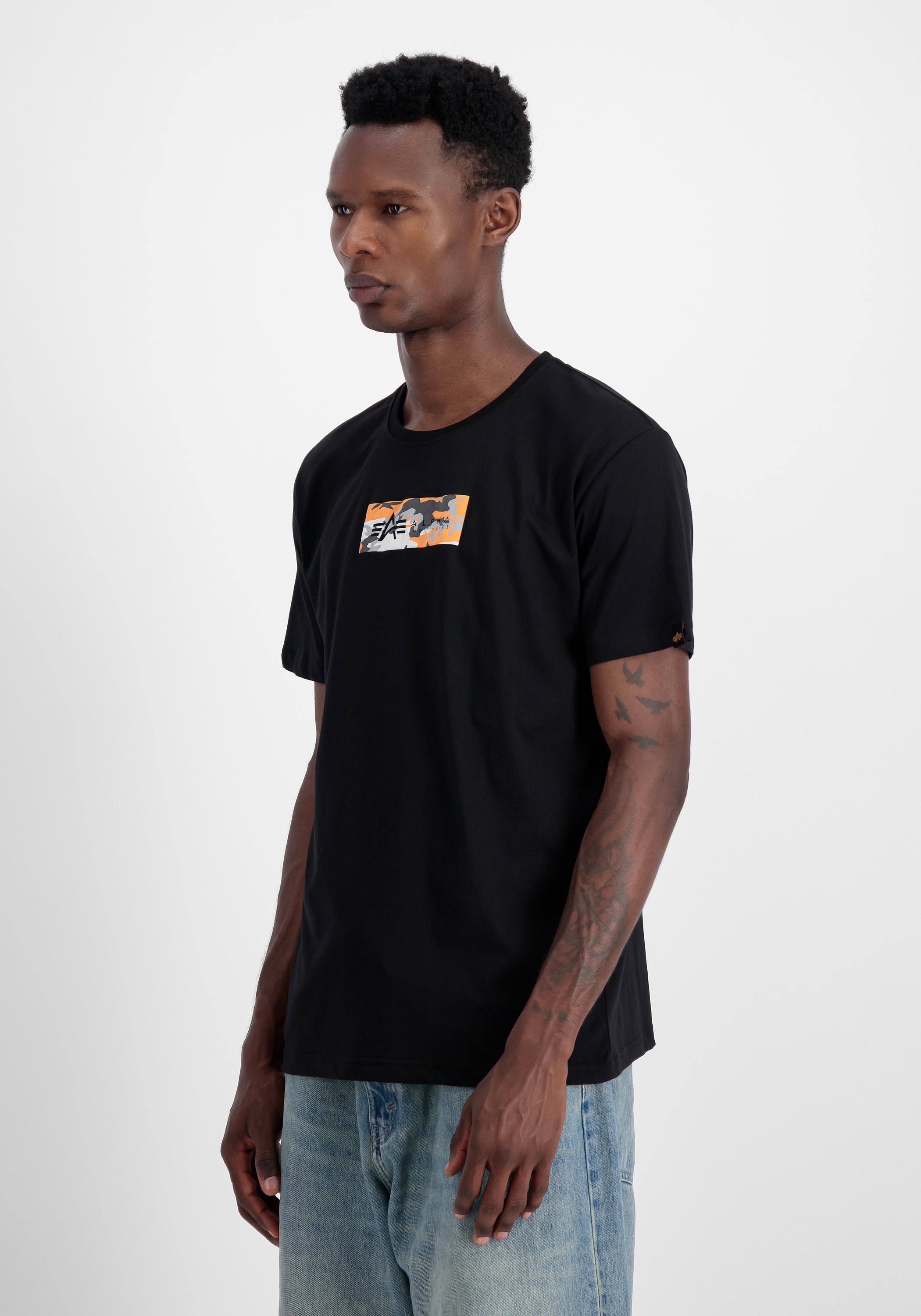 Alpha Industries T-Shirt »Alpha Industries Men - T-Shirts Camo Panel T-Shirt«