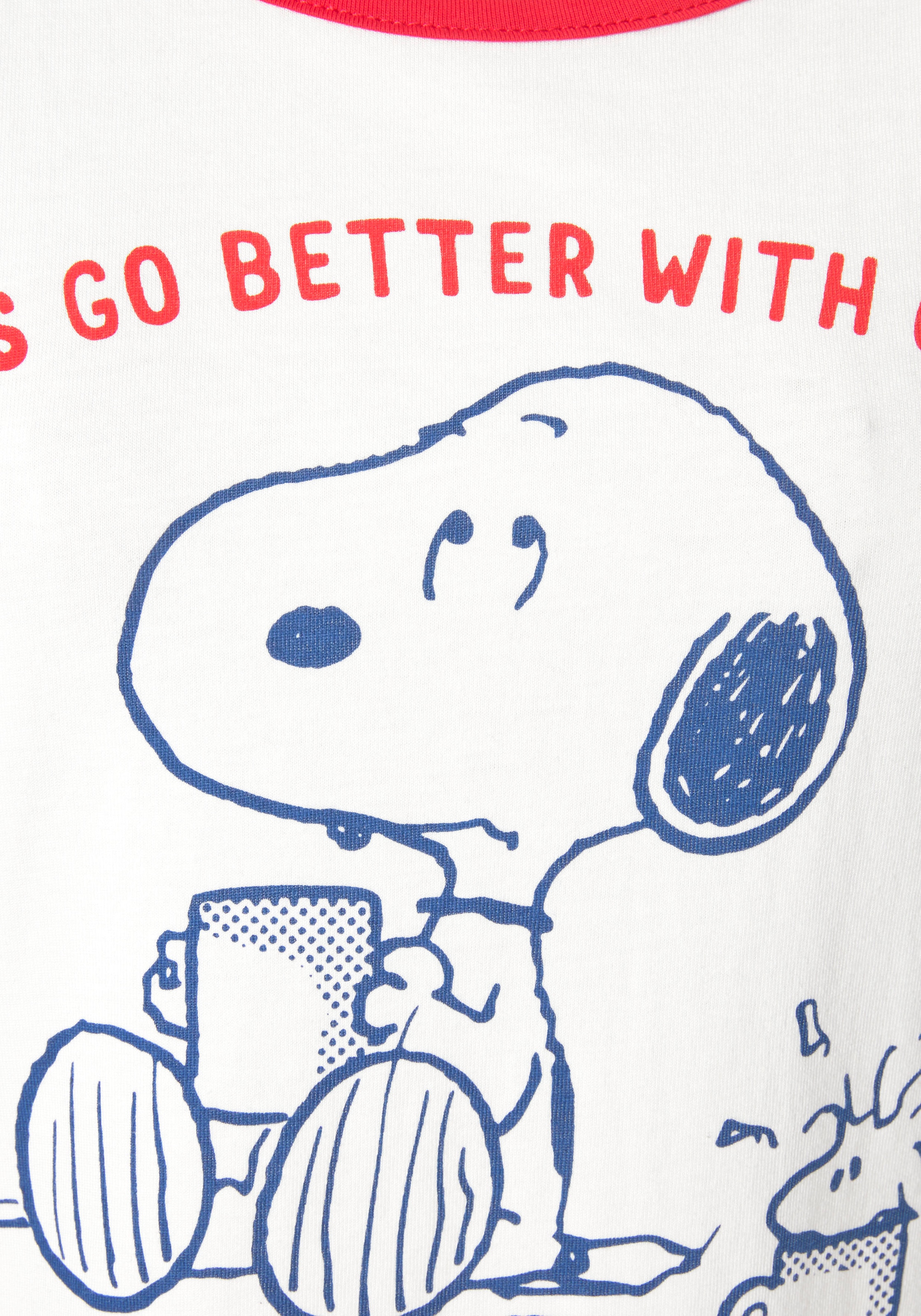 Peanuts Nachthemd, mit Snoopy Druckmotiv