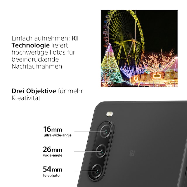 Sony Smartphone »XPERIA 10V«, Gojischwarz, 15,5 cm/6,1 Zoll, 128 GB  Speicherplatz, 48 MP Kamera jetzt online bei OTTO