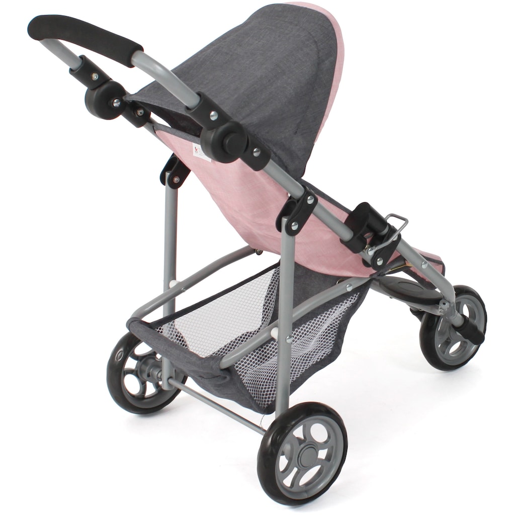 CHIC2000 Puppenbuggy »Jogging-Buggy Lola, Grau-Rosa«