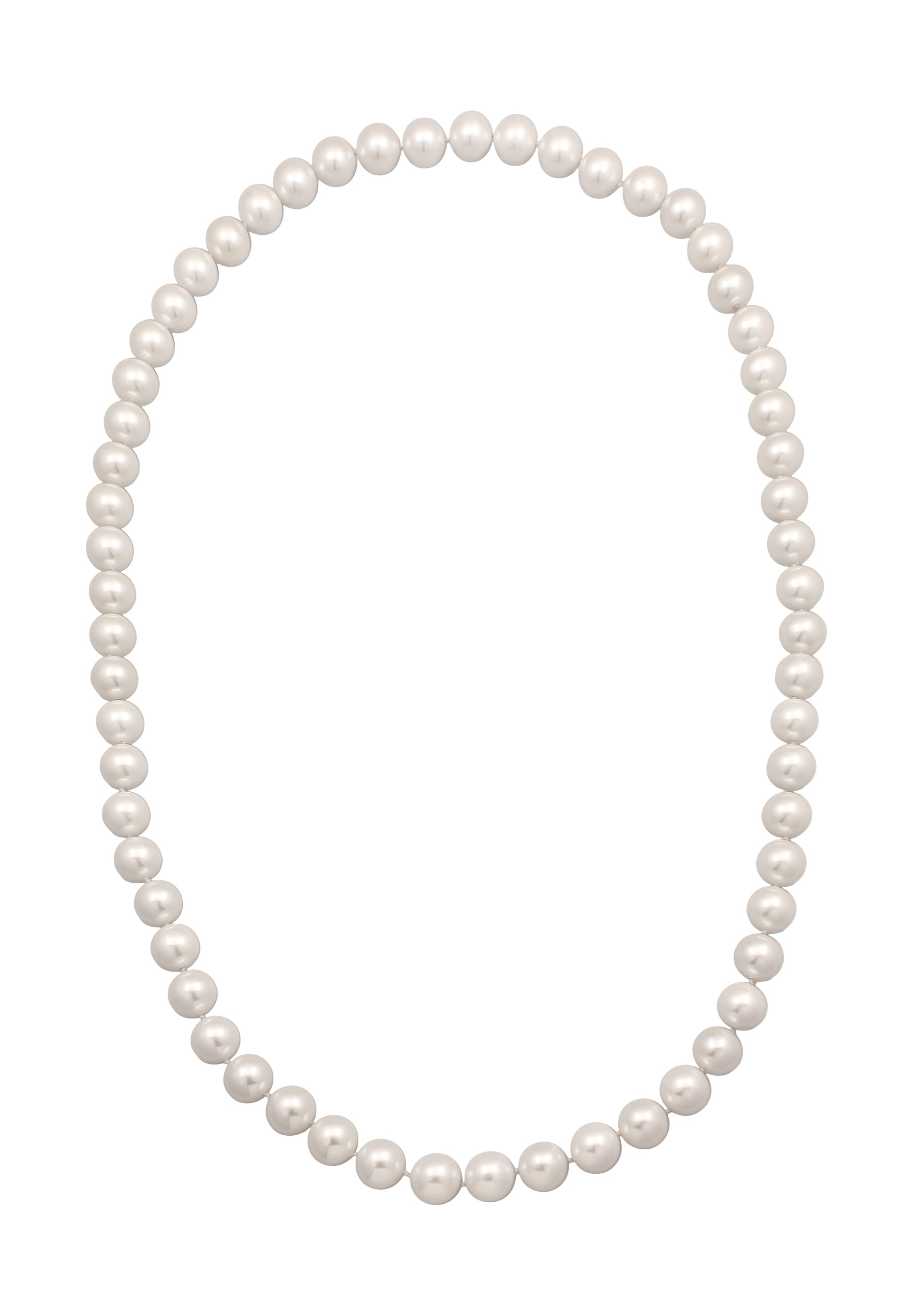 Elli Premium Lange Kette »Halskette Lang mit Muschelkernperlen Weiß«