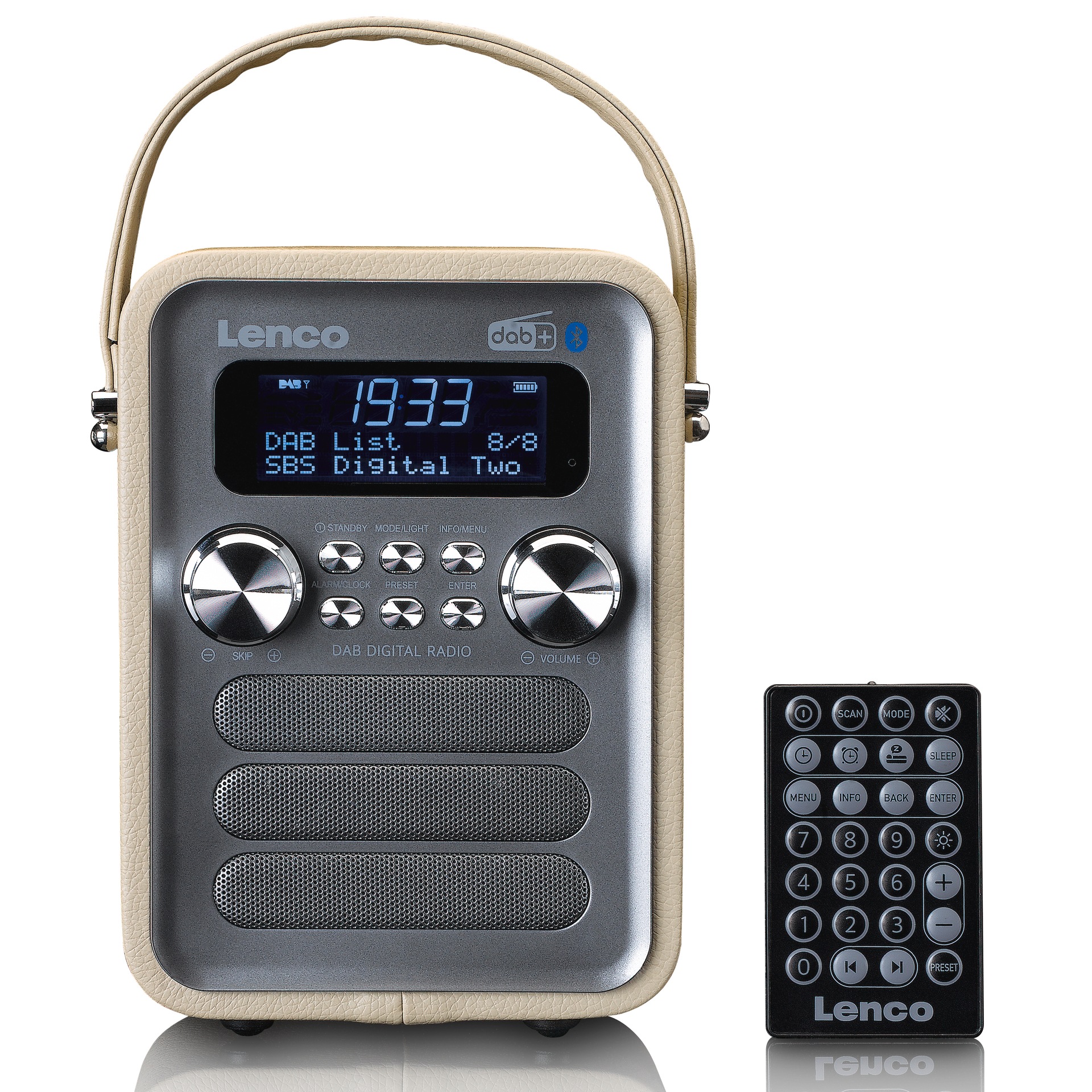 Lenco Digitalradio (DAB+) »PDR-051«, (Bluetooth FM-Tuner mit RDS-Digitalradio (DAB+) 4 W)