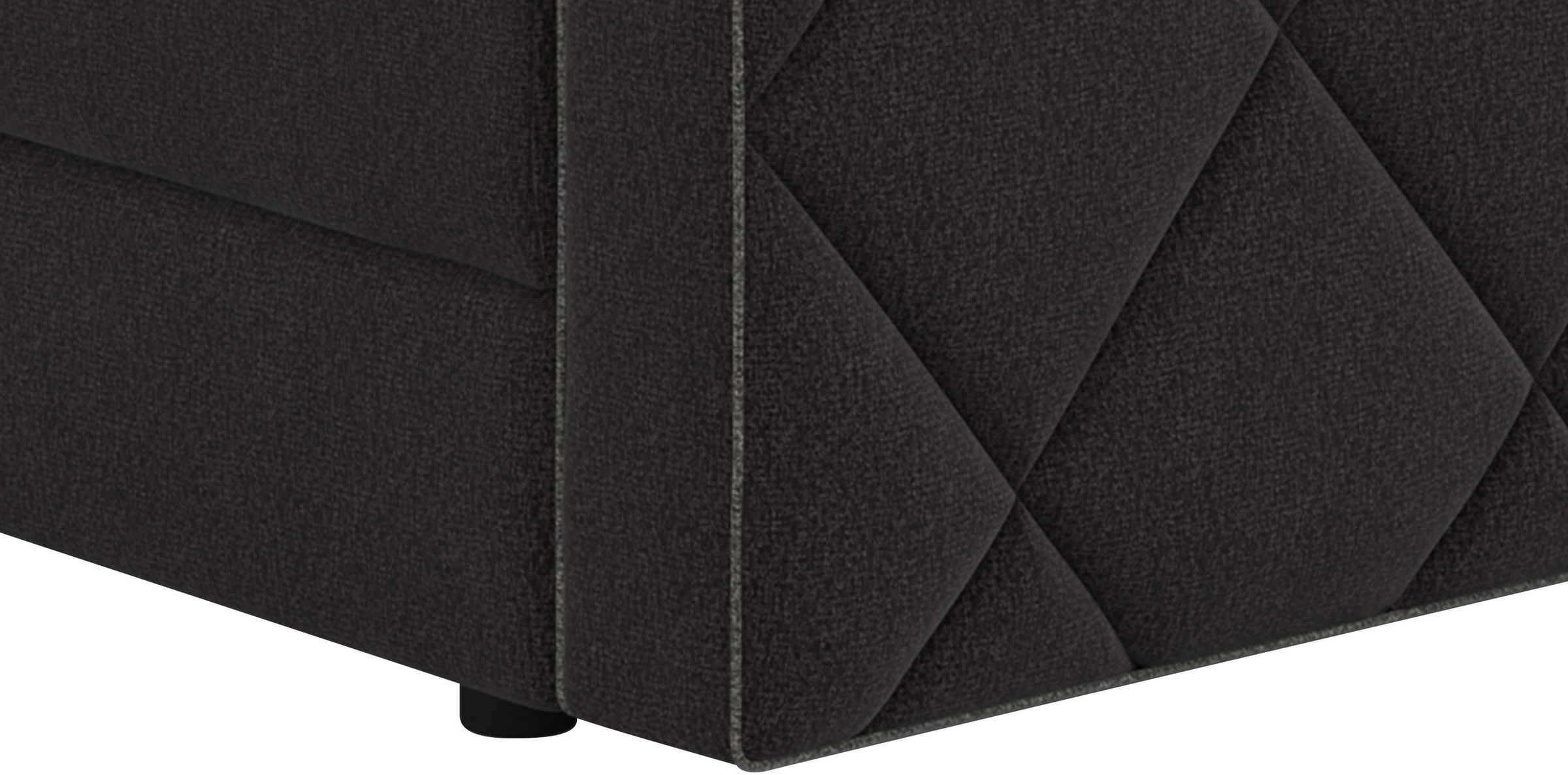 COTTA Boxspringbett »Tower inkl. Bettkasten, mit Keder in abgesetzter Farbe« in verschiedenen Breiten, Härtegraden und Farben erhältlich