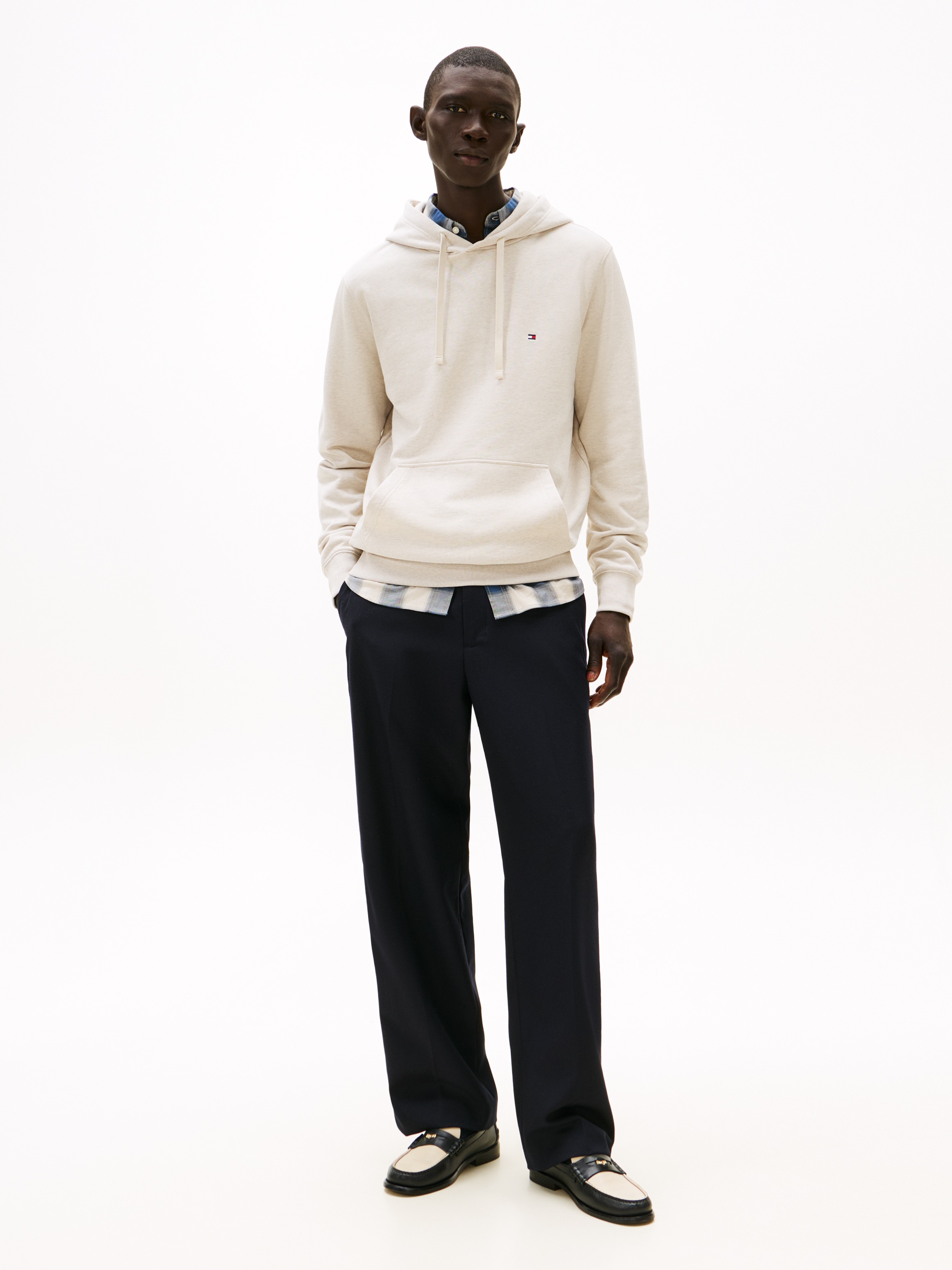 Tommy Hilfiger Hoodie »ESSENTIAL TERRY«, mit Tunnelzug und Flag-Stickerei
