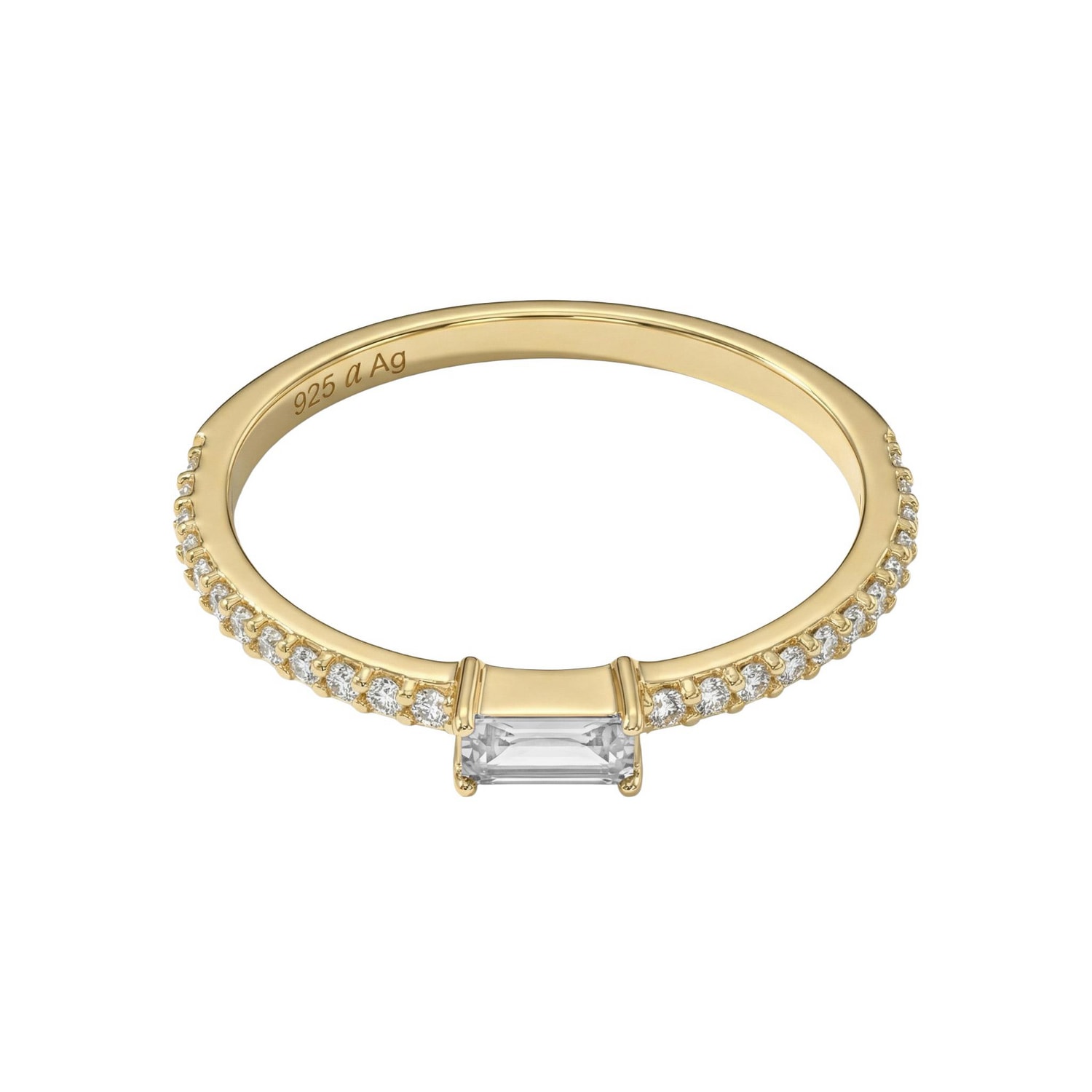 Amor Fingerring mit Zirkonia (synth.)