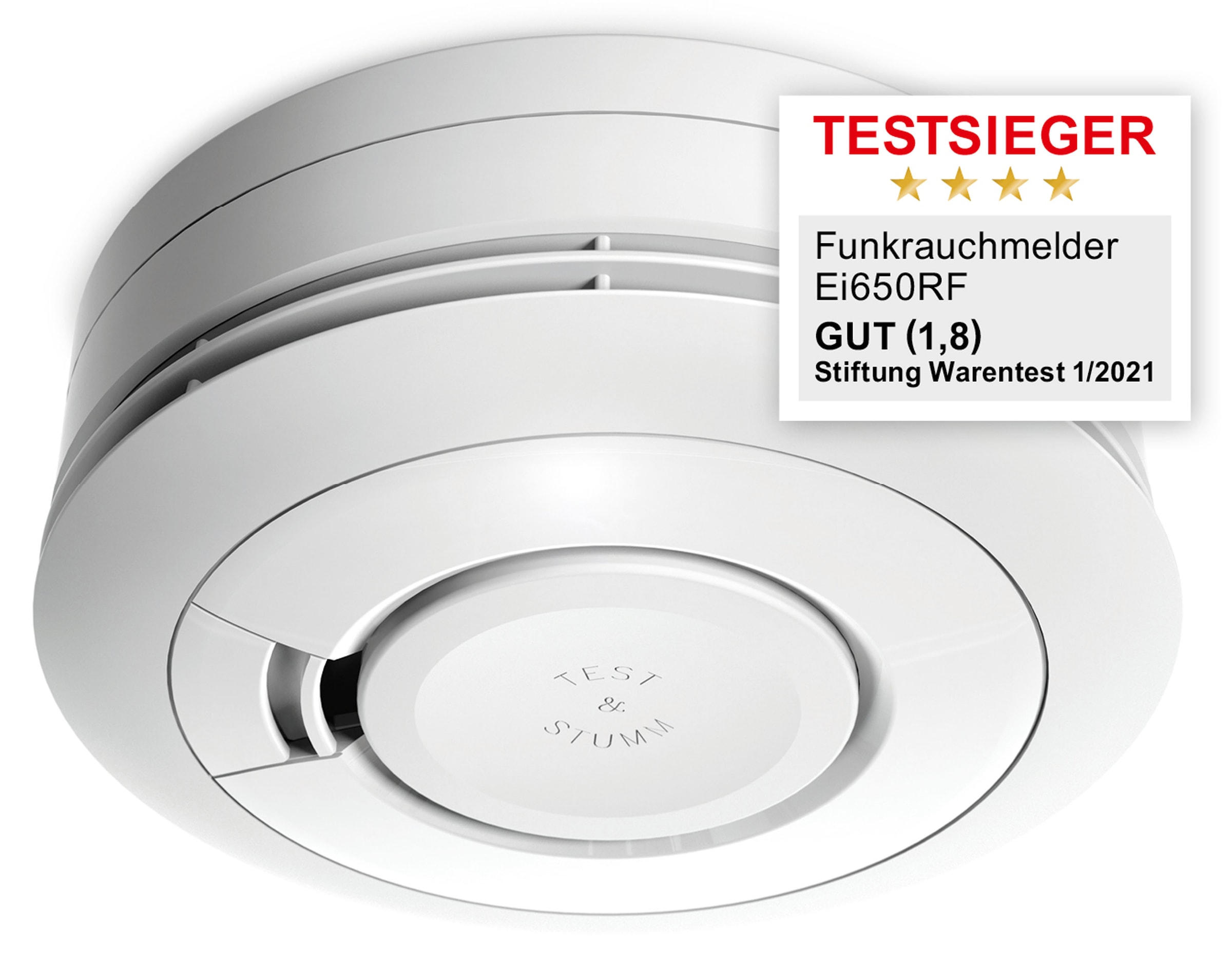 Ei Electronics Rauchmelder »Ei650RF Funk«, mit 10-Jahres-Batterie, funkvernetzbar