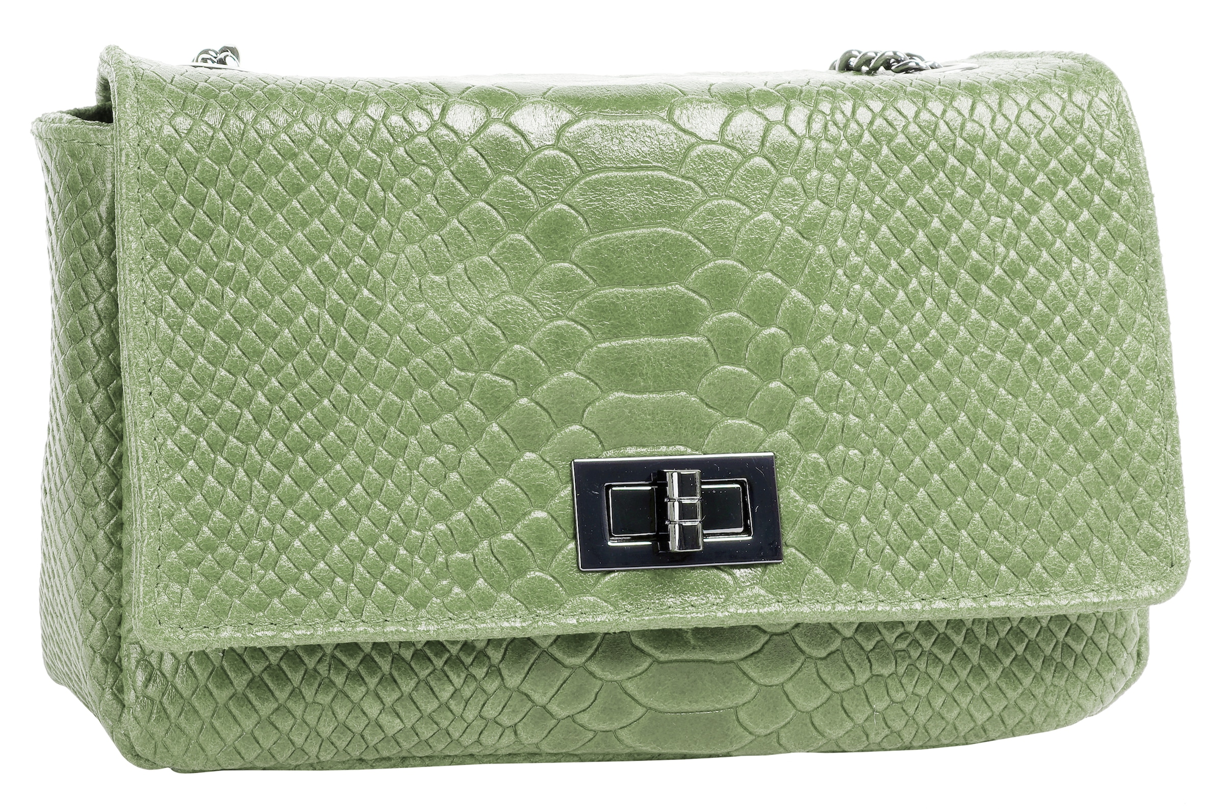 Cluty Umhängetasche echt Leder, Made in Italy