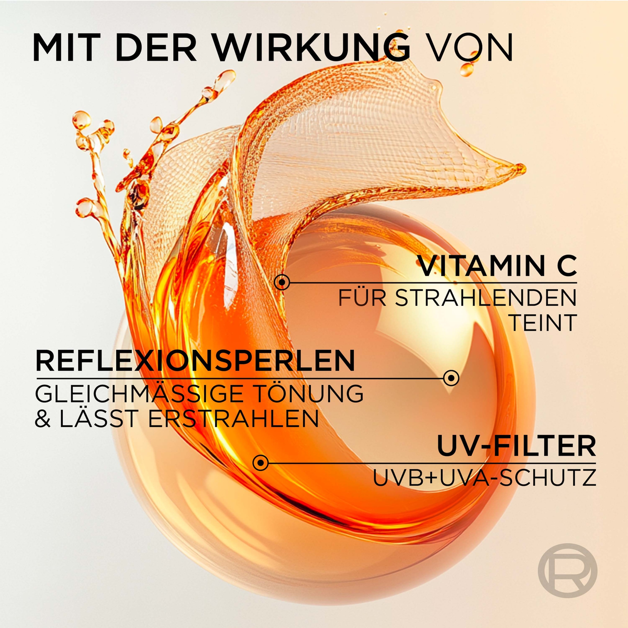 L'ORÉAL PARIS Gesichtsfluid »REVITALIFT VITAMIN C GETÖNTER GLOW LSF30«