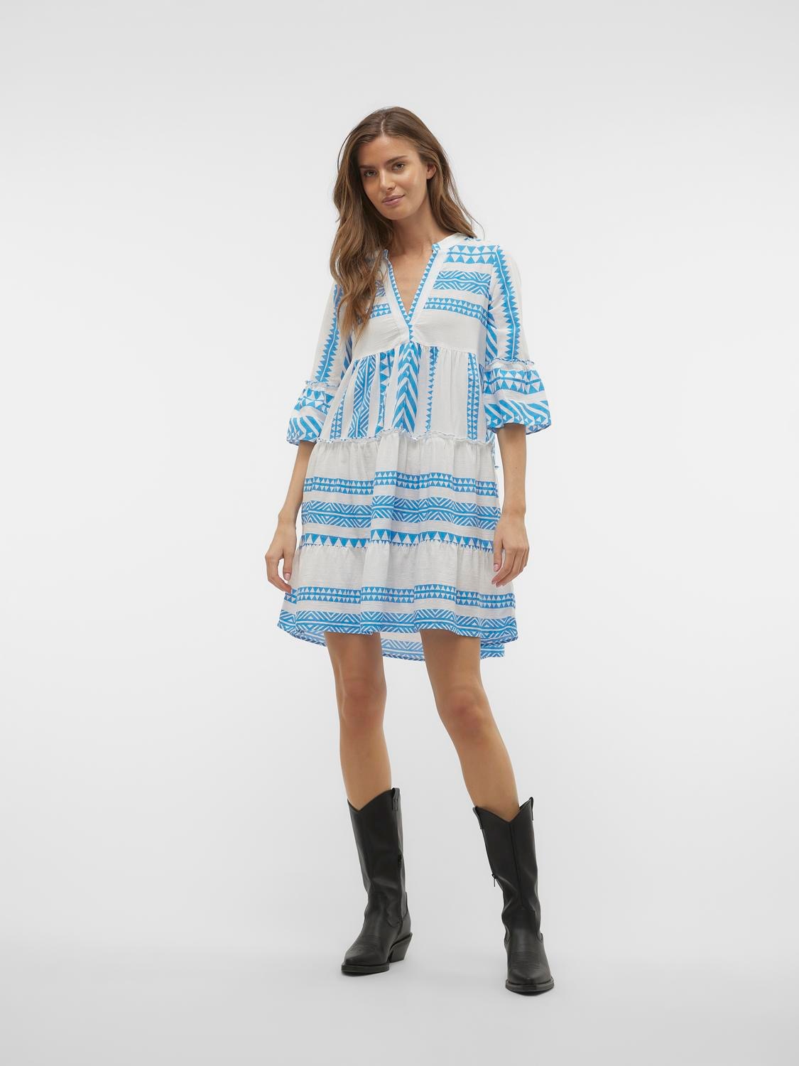 Vero Moda Tunikakleid »VMDICTHE 3/4 TUNIC EXP«, mit Volant